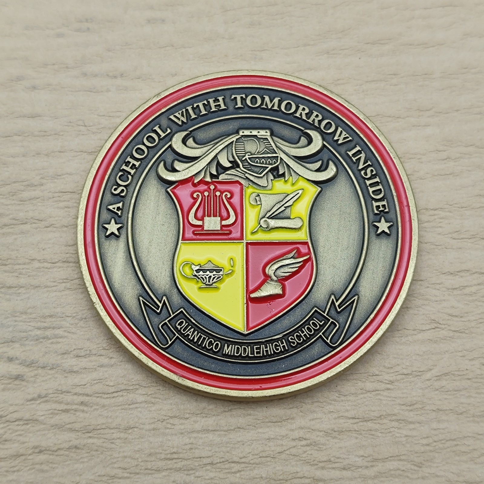 USMC Quantico Middle/High School Challenge Coin