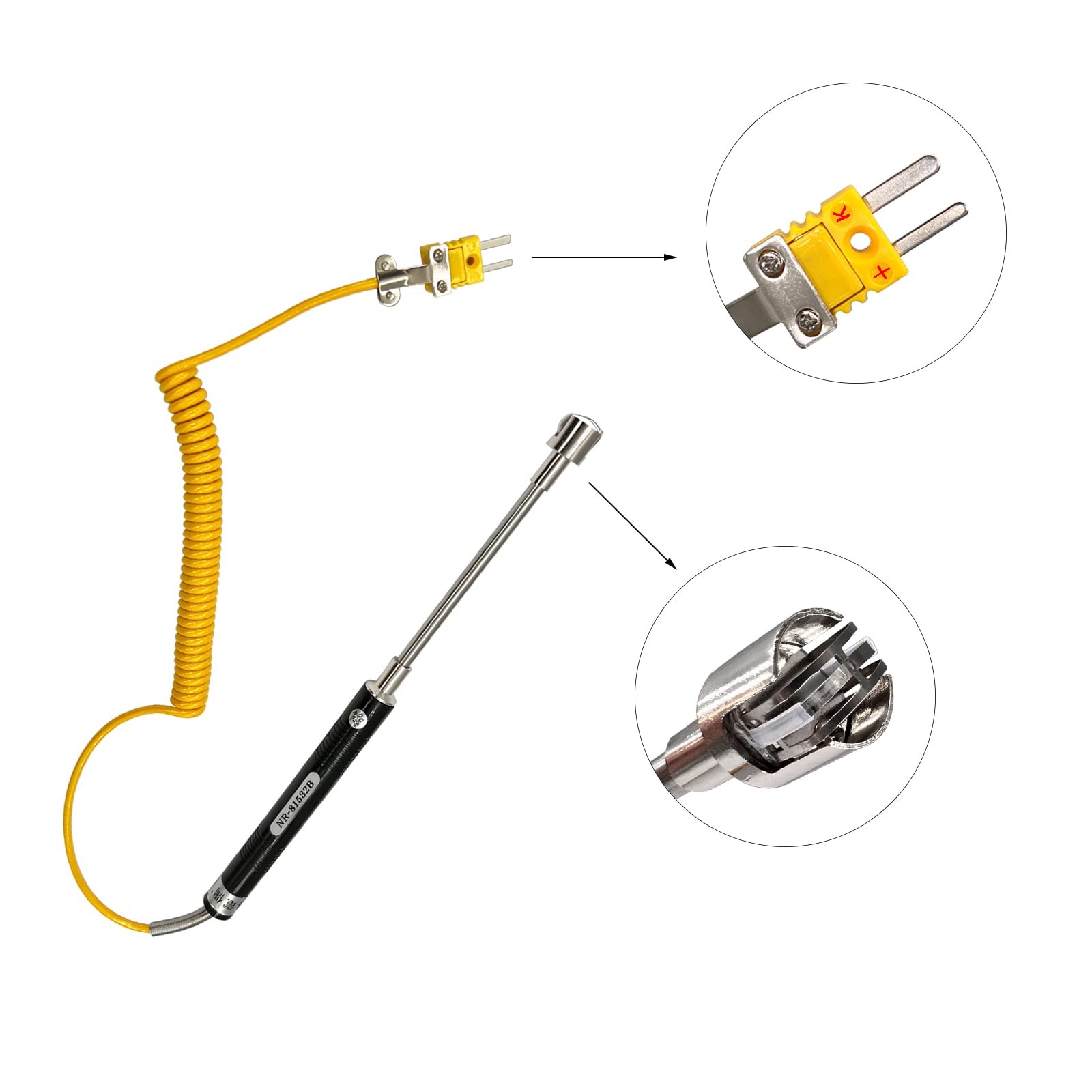 K Type Sensor Surface Temperature Probe High Thermocouple 50 To 500 1 PCS