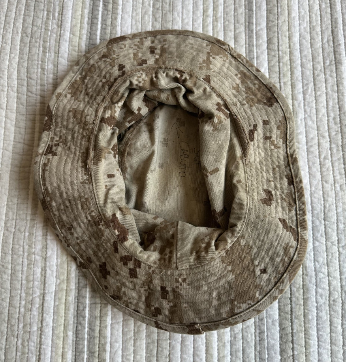 USMC DESERT MARPAT BOONIE HAT - SIZE SMALL