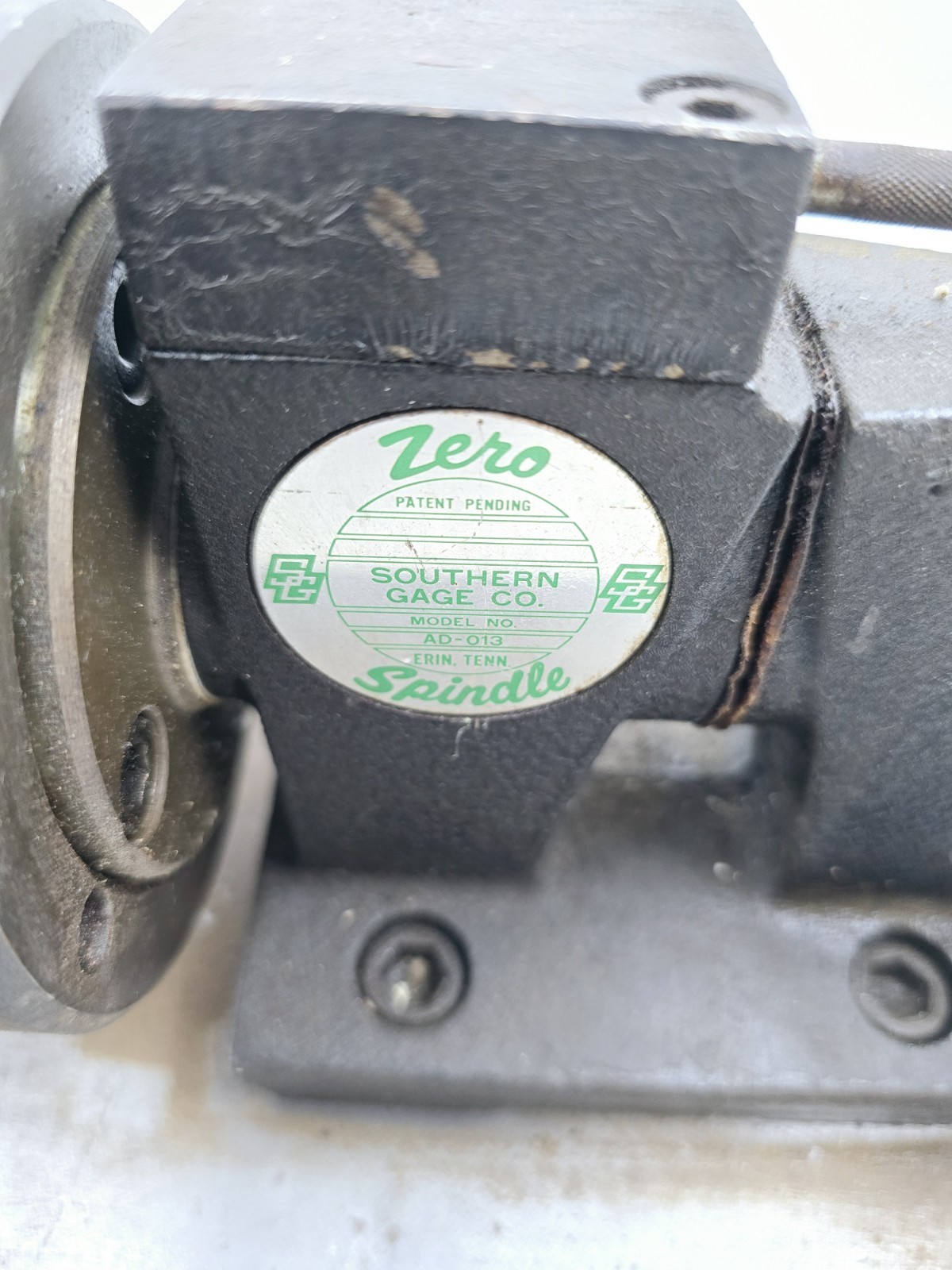 Southern Gage Zero Spindle AD-013