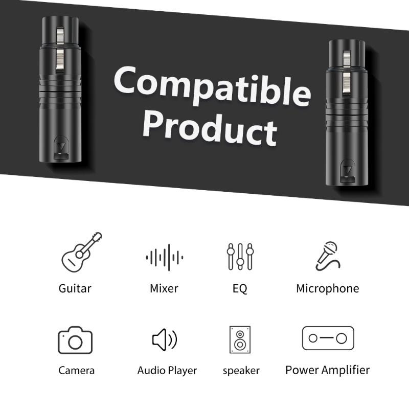 3Pin Adapters Coupler for Mixing Consoles Power Home Theater Systems