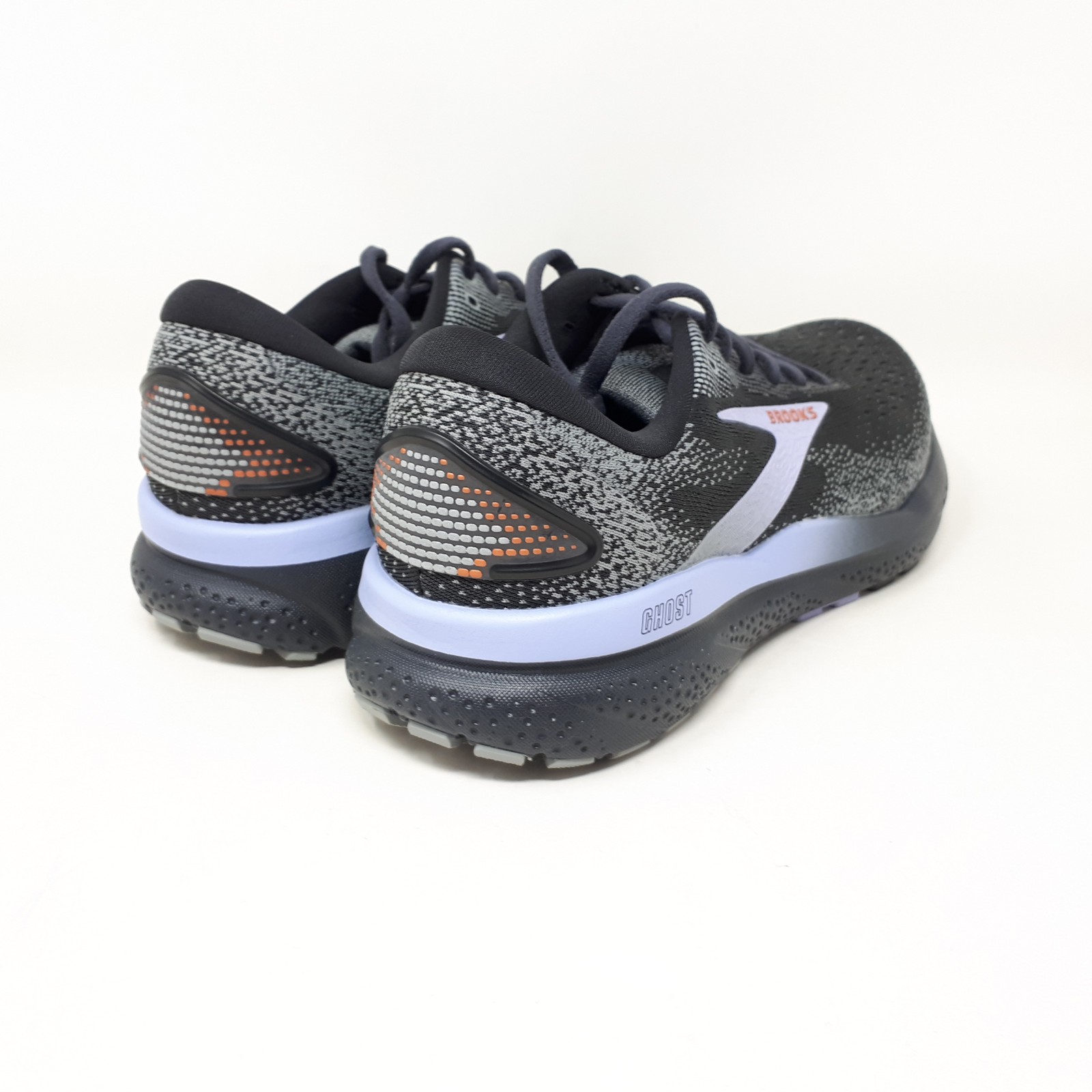 Brooks Ghost 16 Womens Neutral Running Walking Shoe Sneaker Black B Medium Width