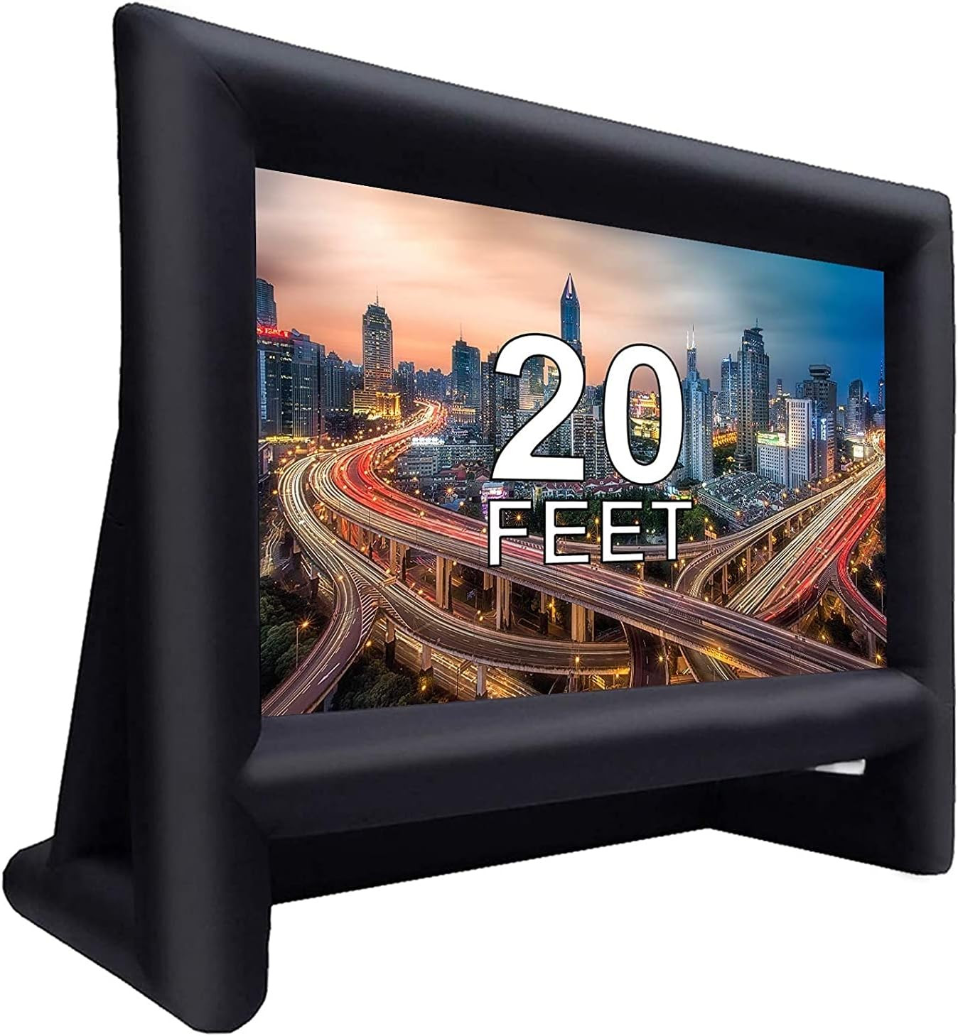 20Ft Inflatable Projector Screen for outside Inflatable Movie Screen Outdoor wit