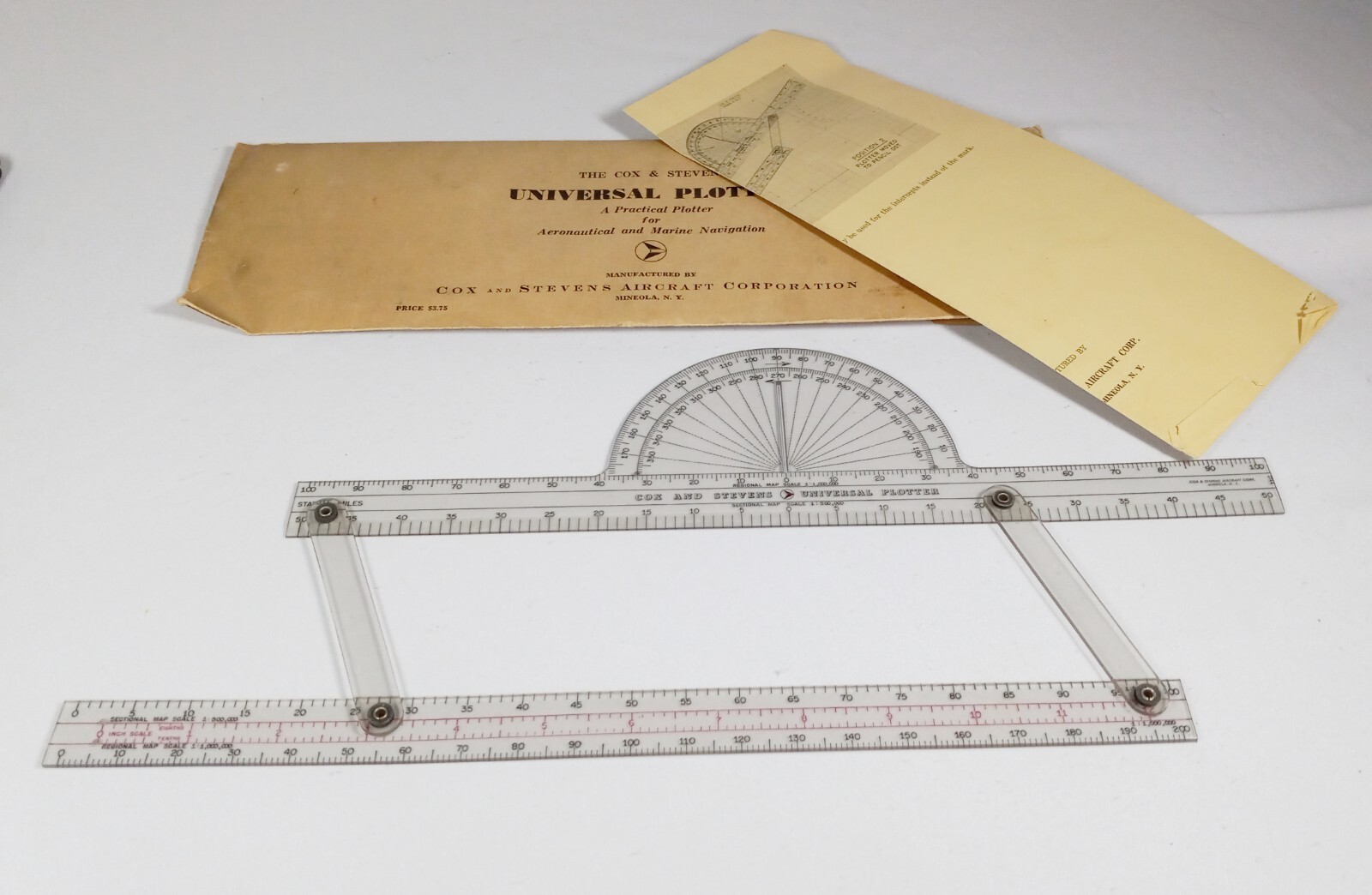 The Cox & Stevens Universal Plotter Aeronautical Maritime W Manual