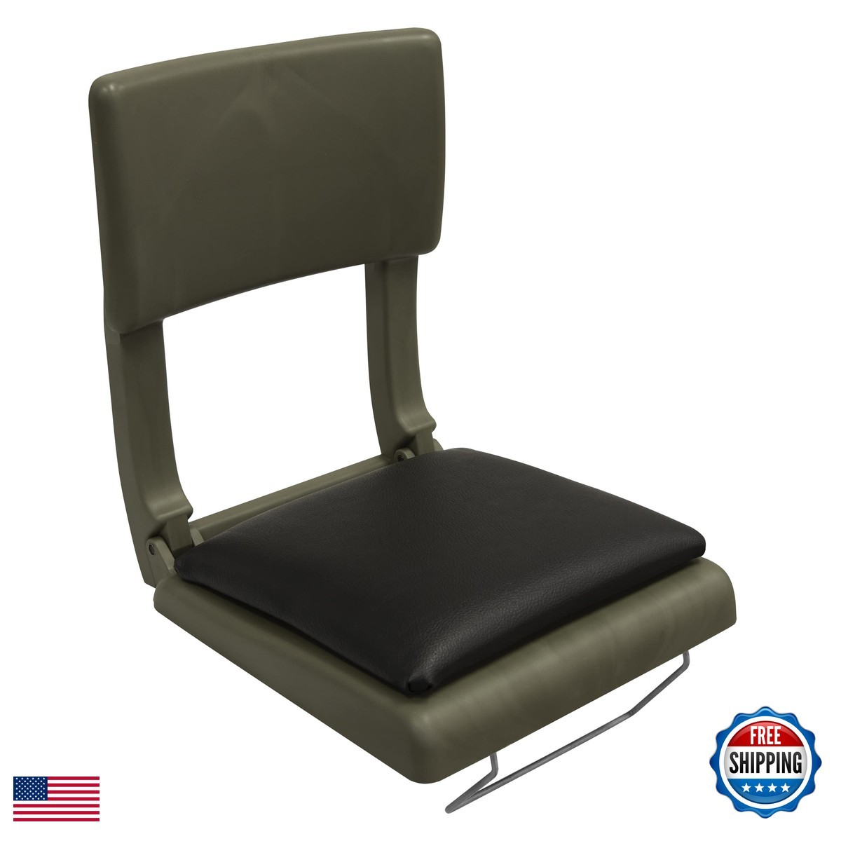 Wise 5410-940 Canoe Seat, OD Green