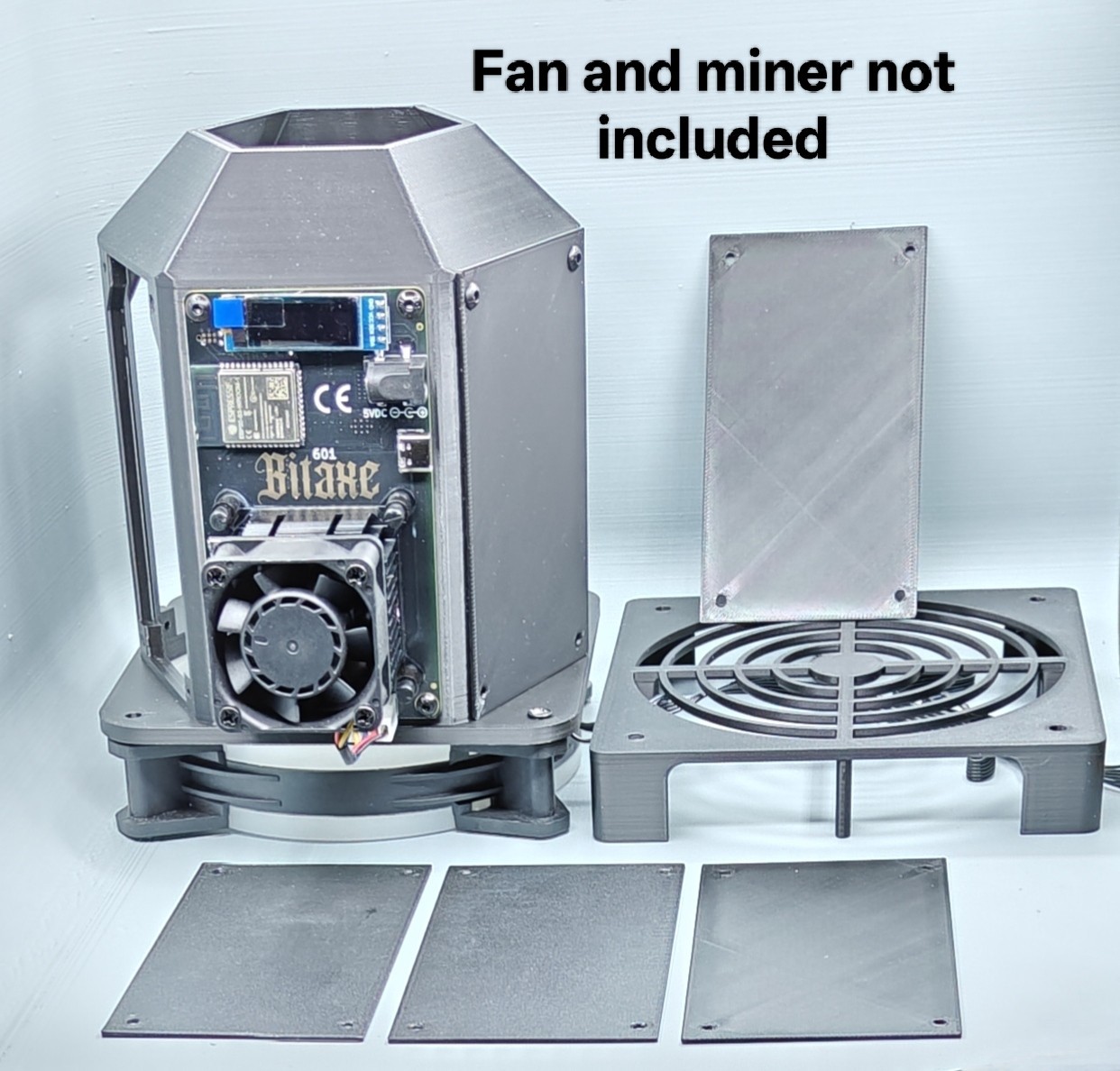 Bitaxe Gamma 601/602 Cooling Tower For 6 Bitaxe with 120mm fan mount