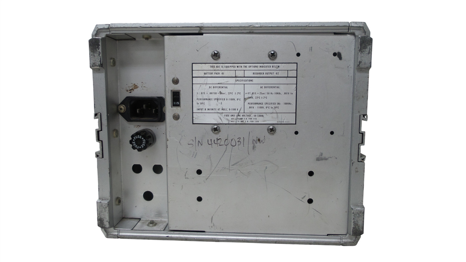 Fluke 893A AC-DC Differential Voltmeter - Free Shipping