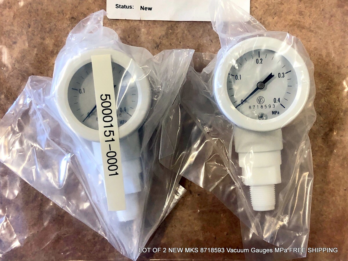 LOT OF 2 NEW MKS 8718593 Vacuum Gauges MPa FREE SHIPPING