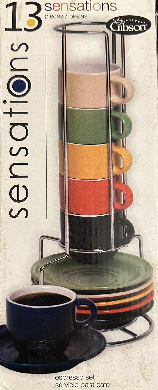 Gibson 57476-13 Sensations 12-Piece Espresso Set