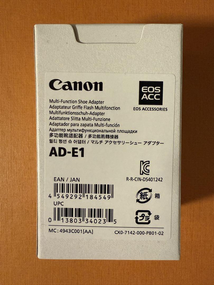 NEW CANON AD-E1 Multi-Function Shoe Adapter for EOS Free from Japan black JP