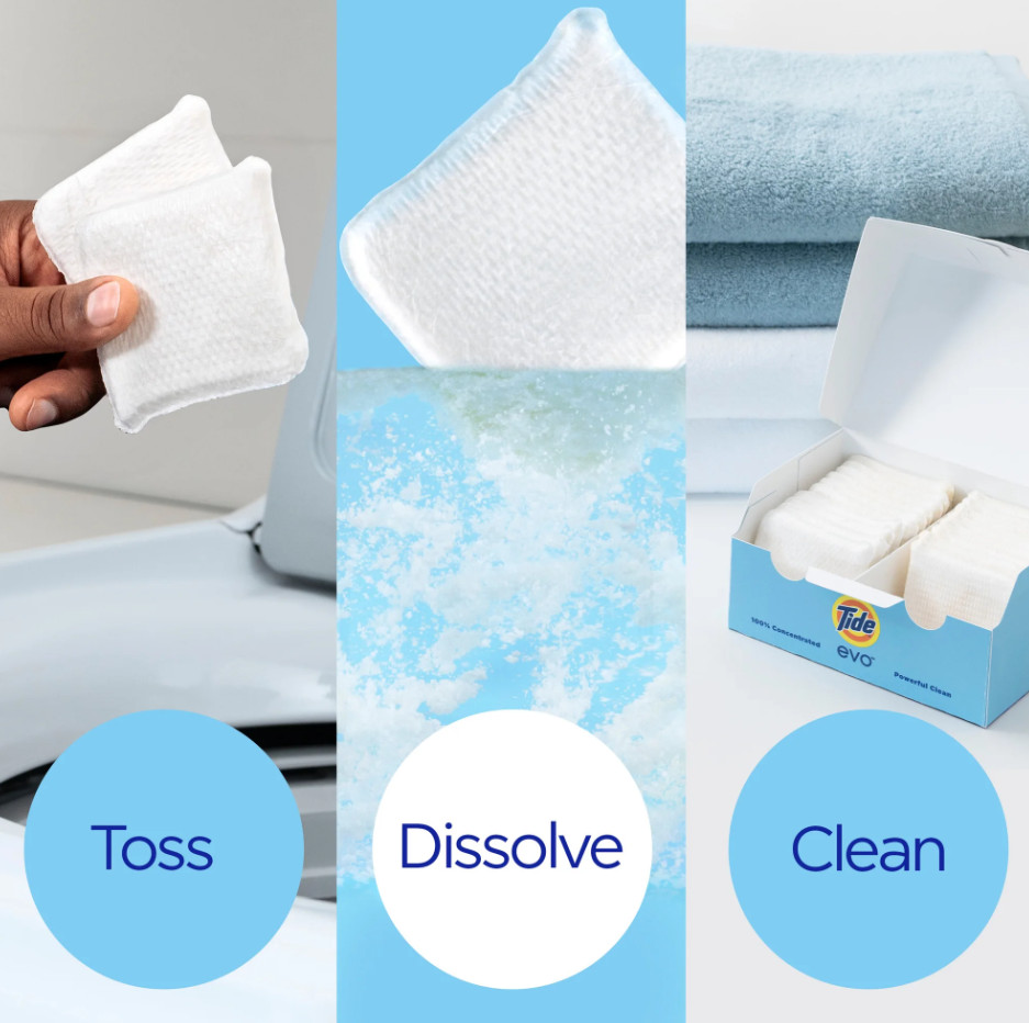 Tide evo Free & Gentle Laundry Tiles, 40 Count