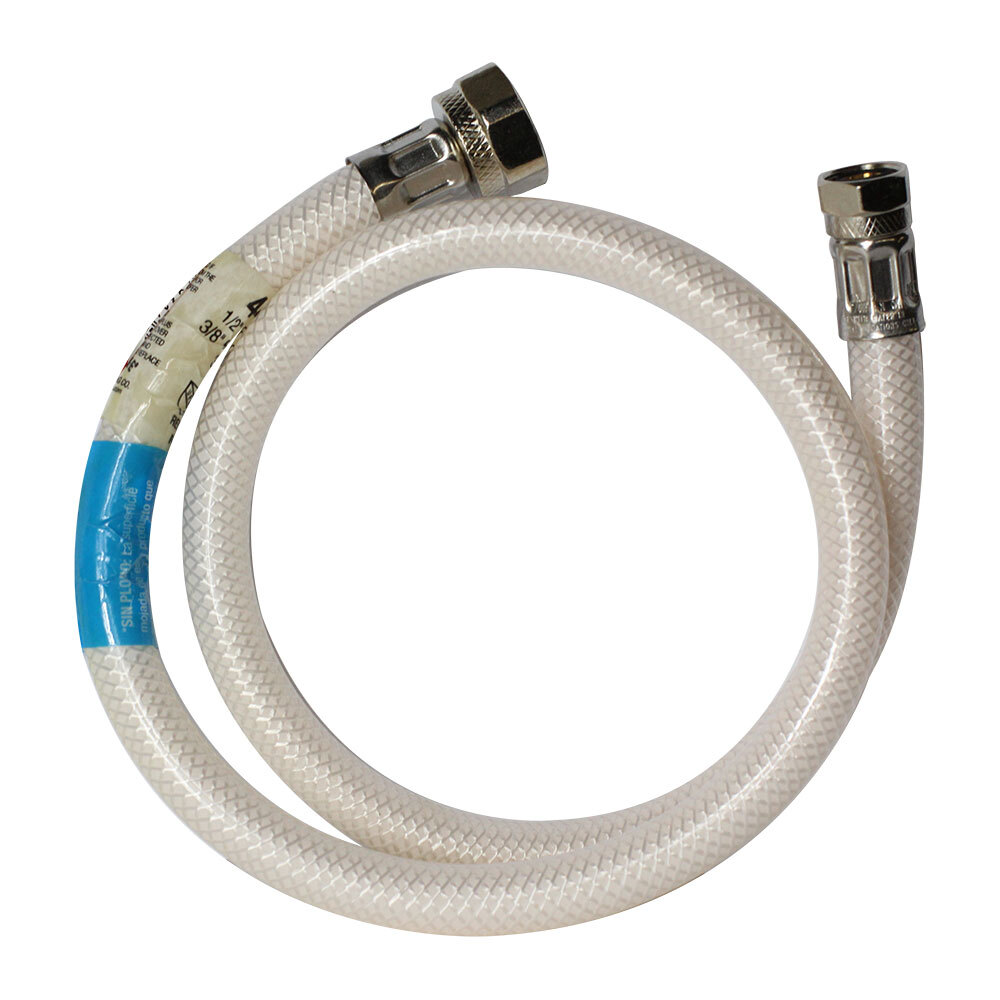 4400428 3/8" Comp. x 1/2" FIP x 20" Long Flexible Braided PVC Faucet Riser