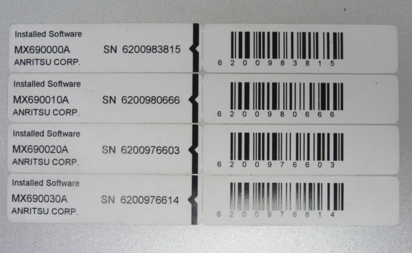ANRITSU MF6900A Fading Simulator - LTE 2×2, MIMO 2-cell & 4×2 MIMO (Opt 001)