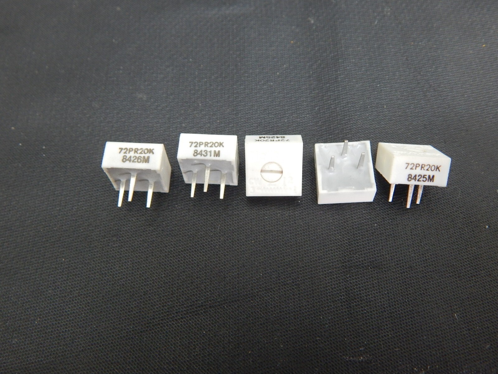 BECKMAN 72PR20K 20K TRIM RESISTOR TRIMMER 72PR203 - LOT OF 5 - USA FAST SHIPPING