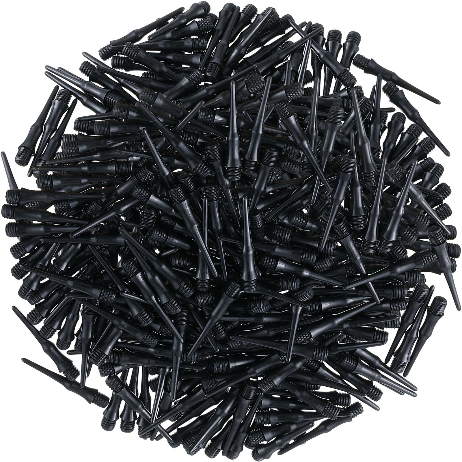 200 Pack 2BA Thread Soft Tip Dart Points Plastic Replacement Dart Tips Soft T...