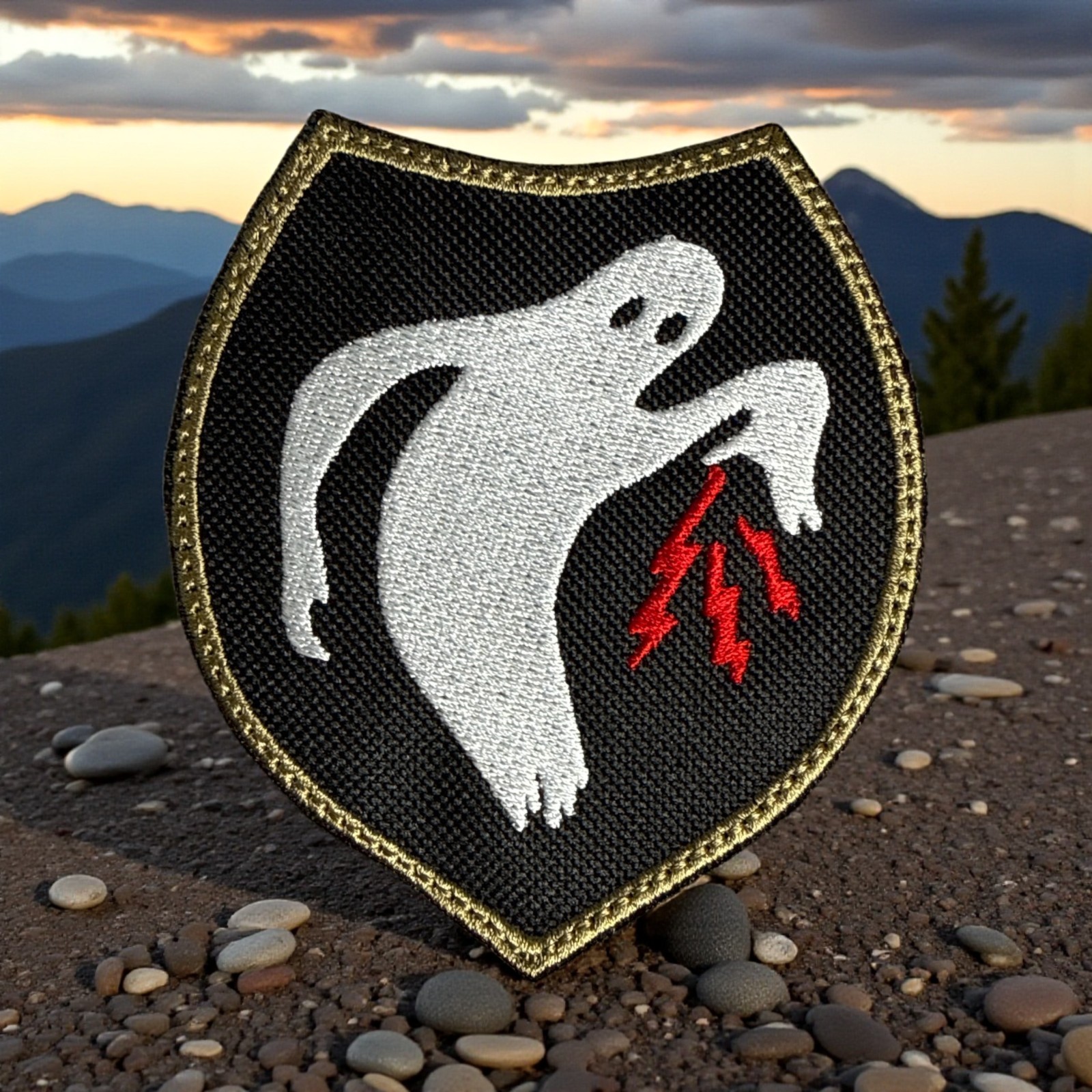 US Army Ghost Army Embroidery Patch 3.81" X 3.36"