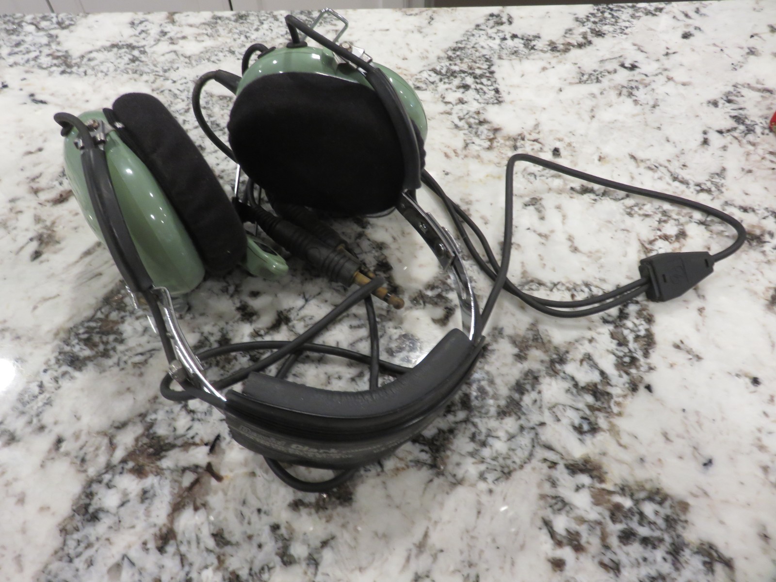 VTG David Clark Model H10-40 Aviation Headset with M4 Microphone - Untested READ