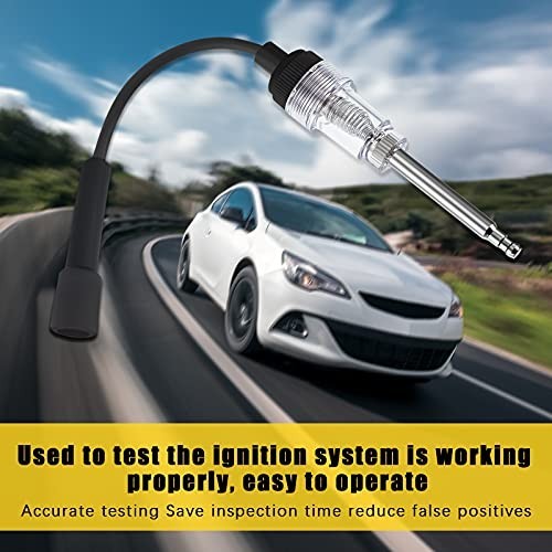 Inline Spark Plug Tester - Engine Ignition Diagnostic Tool for Cars & Lawnmowers