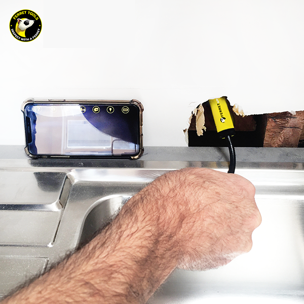 Rack-A-Tiers 99317 Ferret Lite Wireless Inspection Camera & Camera Pulling Tool