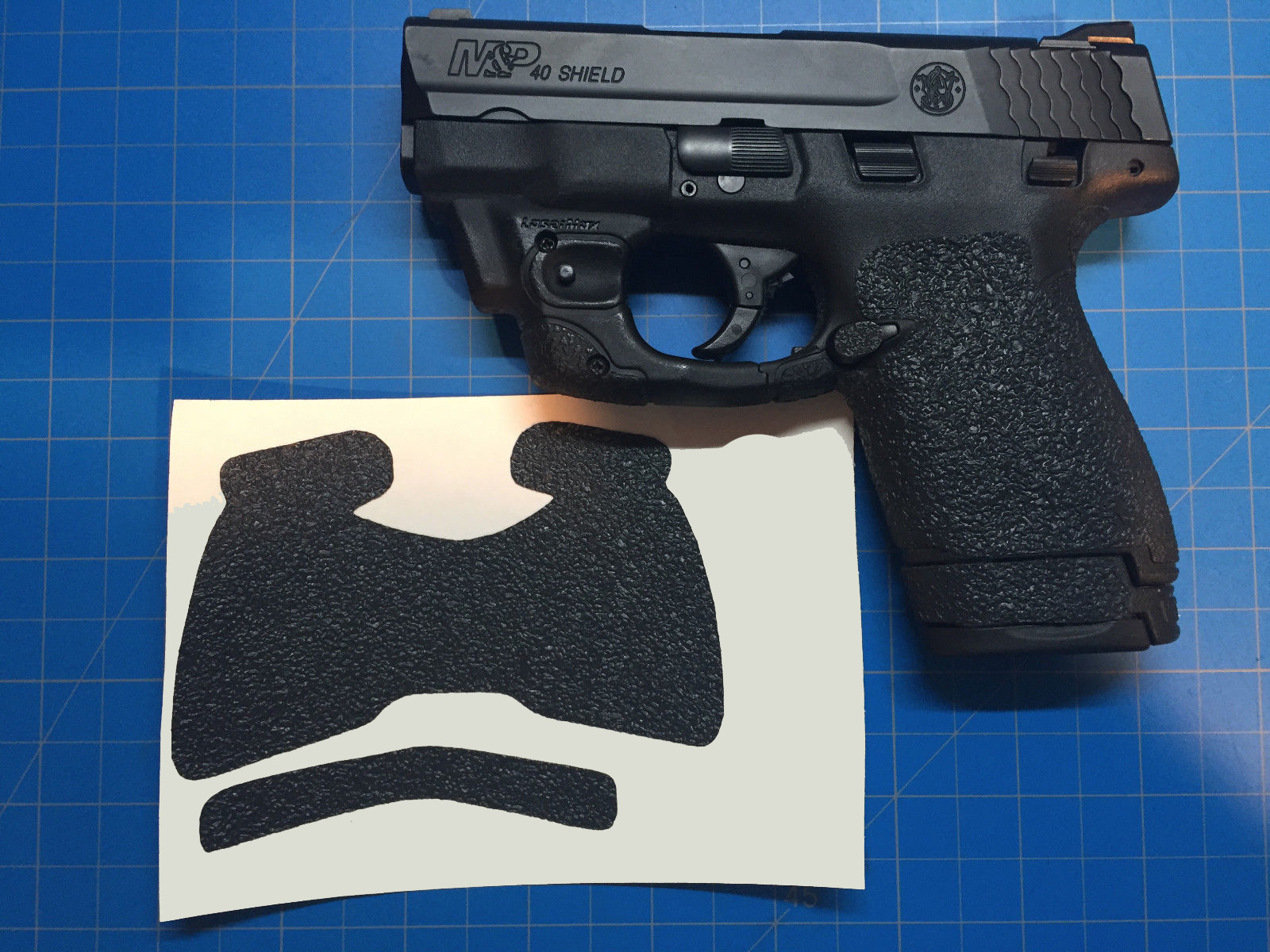 Smith & Wesson M&P Shield 9/40 Custom Rubber Tactical Gun Grips Way Better Grip