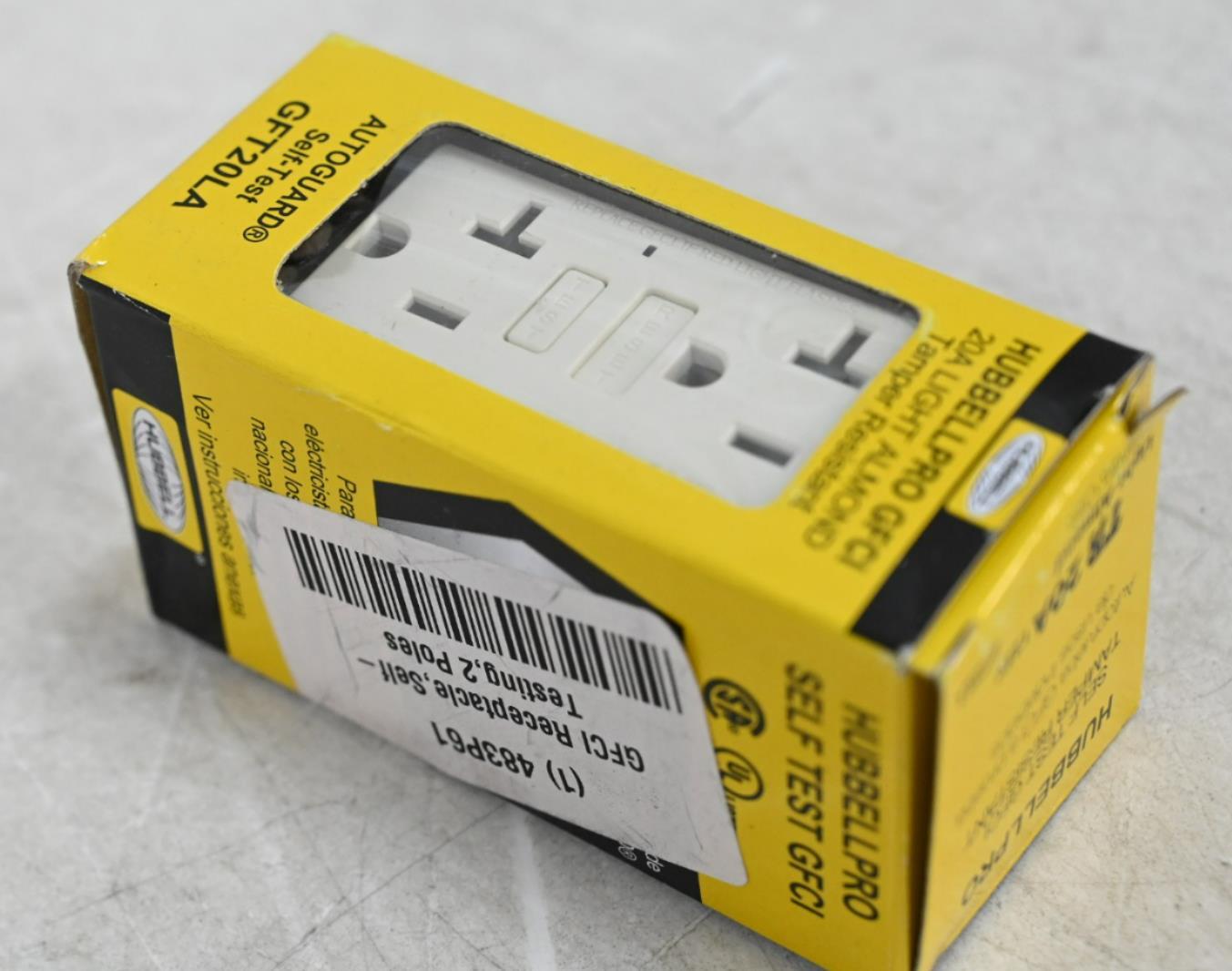Hubbell GFT20LA GFCI Receptacle