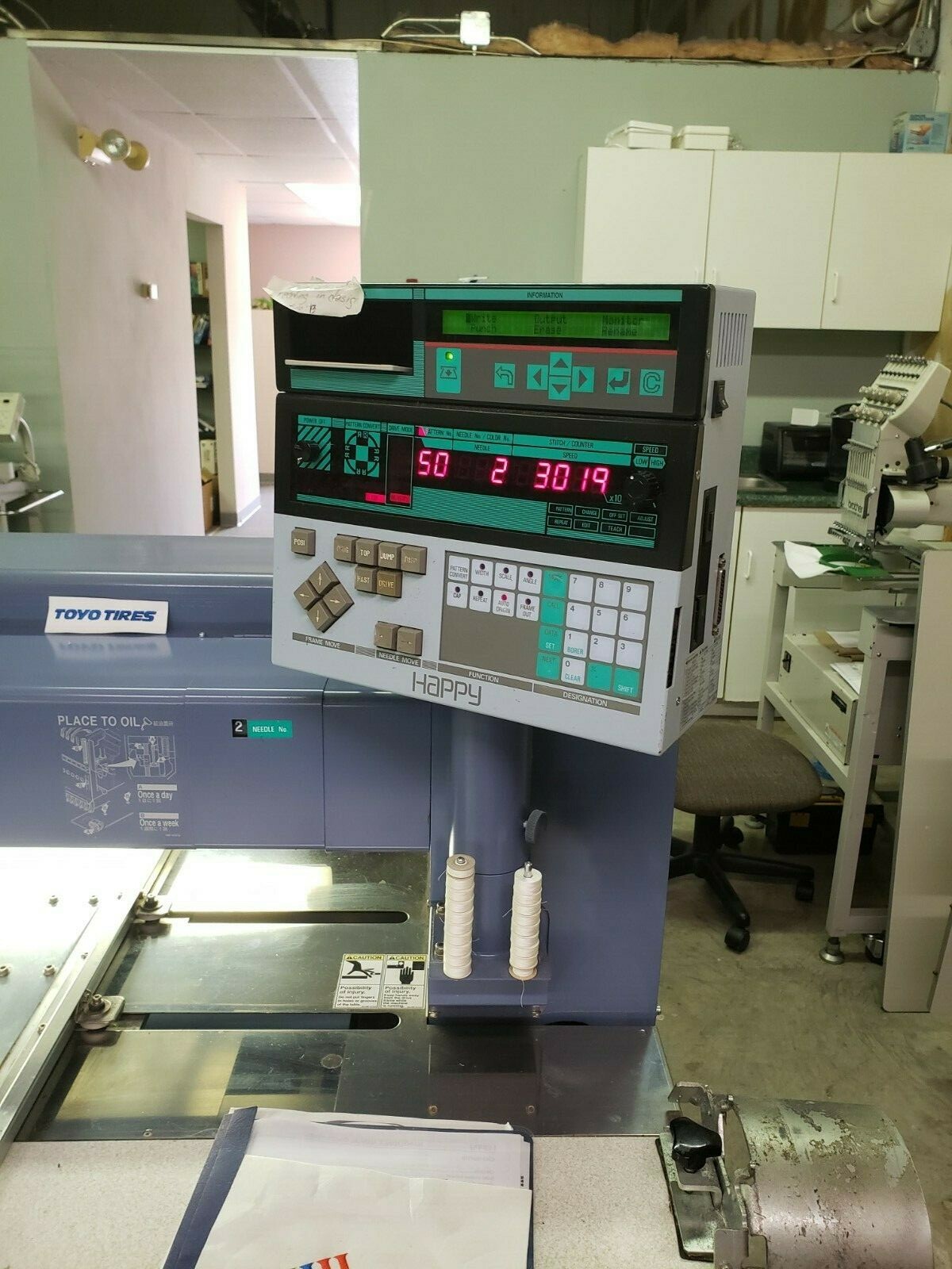 Happy 6 Head/ 10 Needle Embroidery Machine