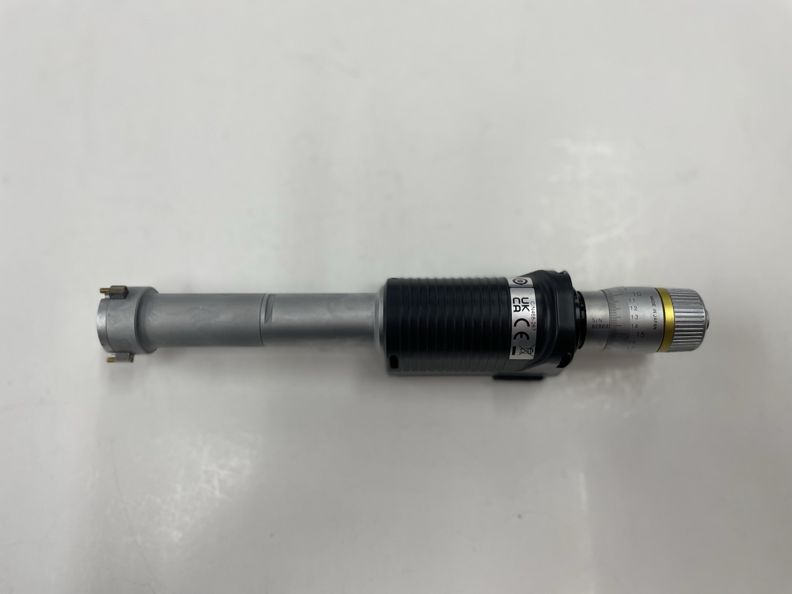 Mitutoyo 468-267 Digimatic Holtest Three-point Internal Micrometer 1”-1.2”