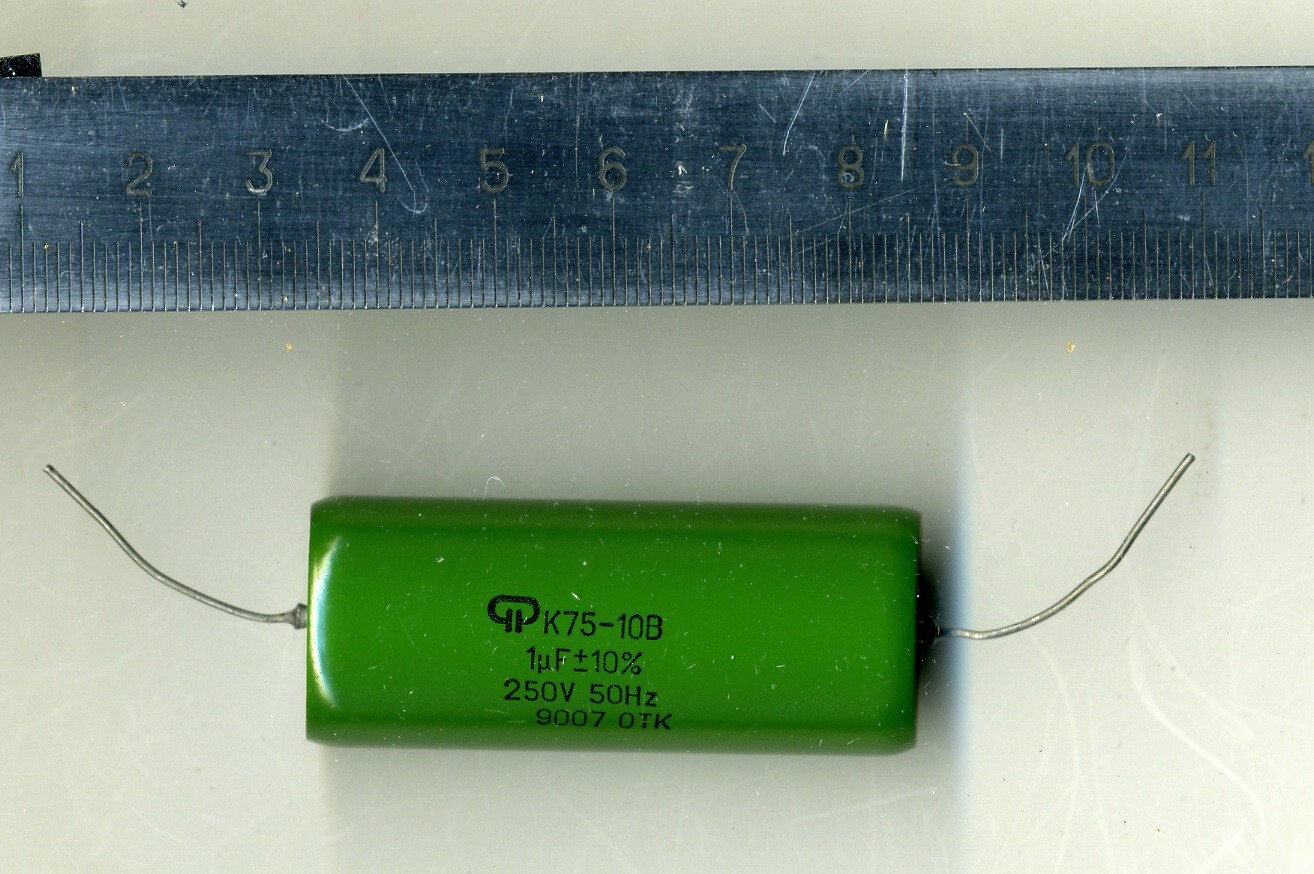 K75-10 Hybrid Paper-in-Oil Film Capacitors 0.1uF - 10uF ~250V Lot of 2 pcs