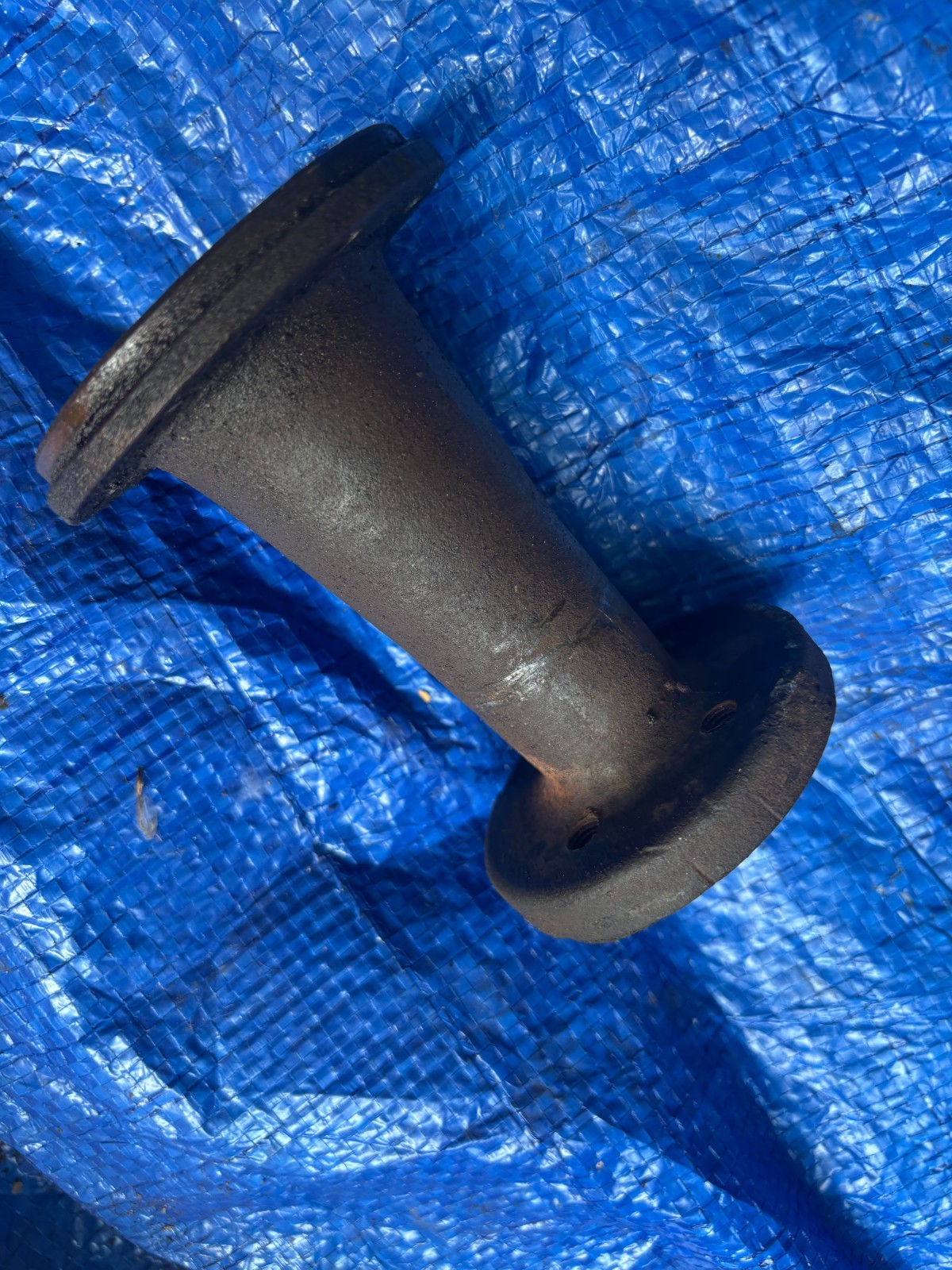 Triumph TR4 & TR4A • Original Crankshaft Fan Hub Extension, #128318.    T4242