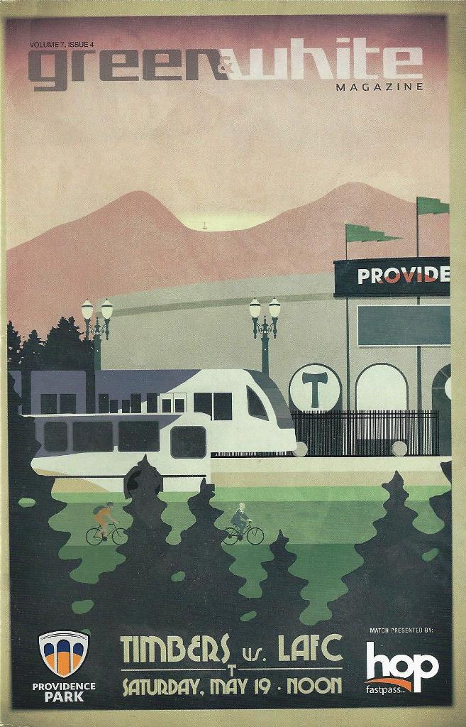Portland Timbers 'Green & White' MLS Soccer/Football Program Volume 7, Issue 4