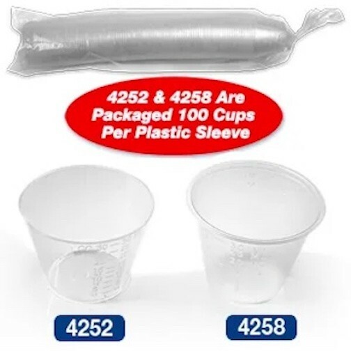100 Plastic Graduated 1 oz Medicine Cups 1 Pack of 100