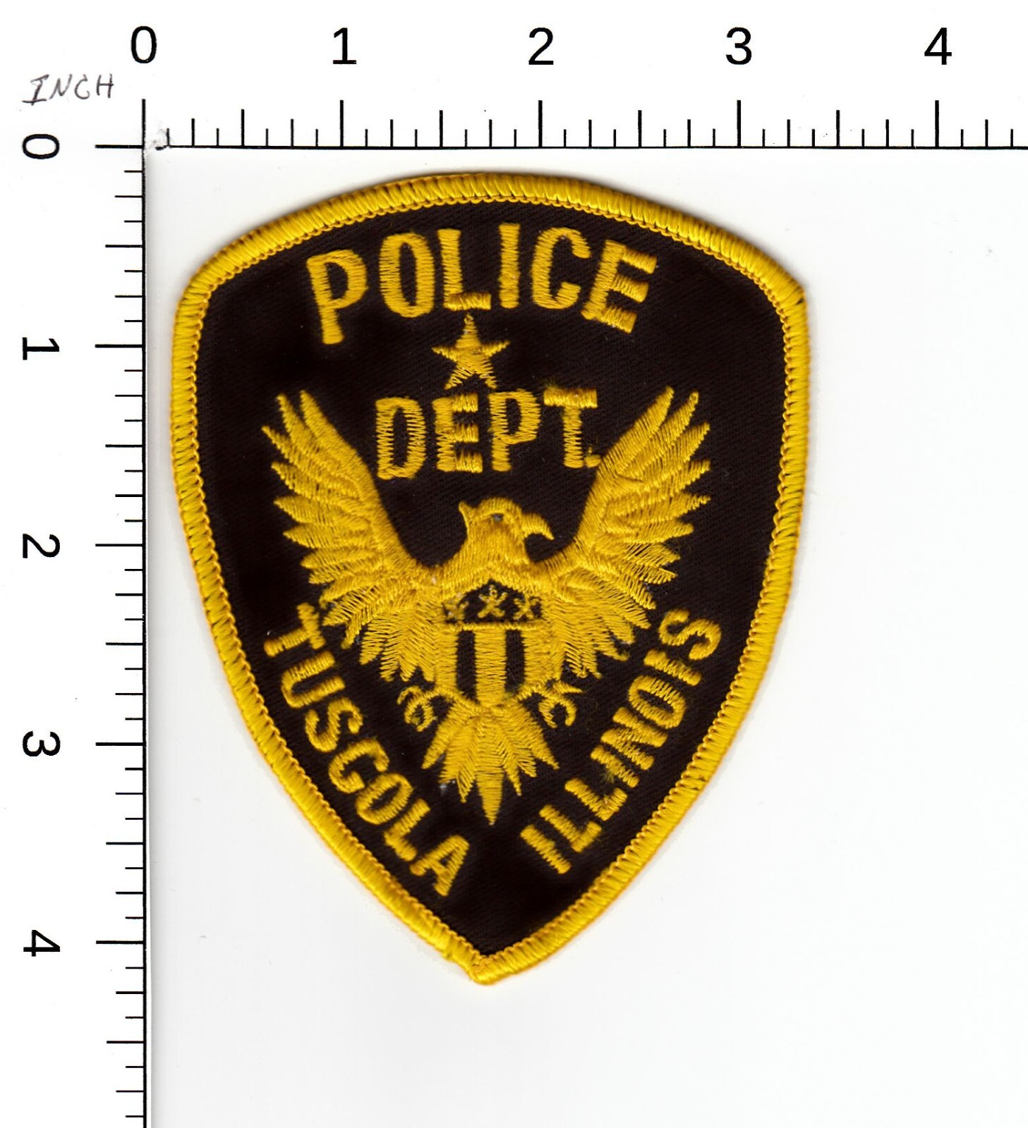 TUSCOLA OOOS ILLINOIS POLICE COLLECTIBLE PATCH