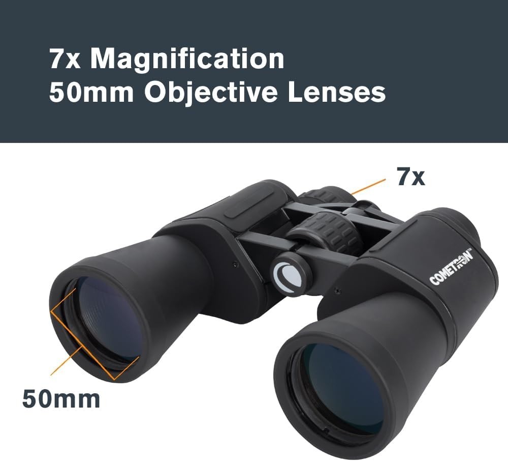 Cometron 7X50 Astronomy Binoculars – Entry-Level for Stargazing and Comet