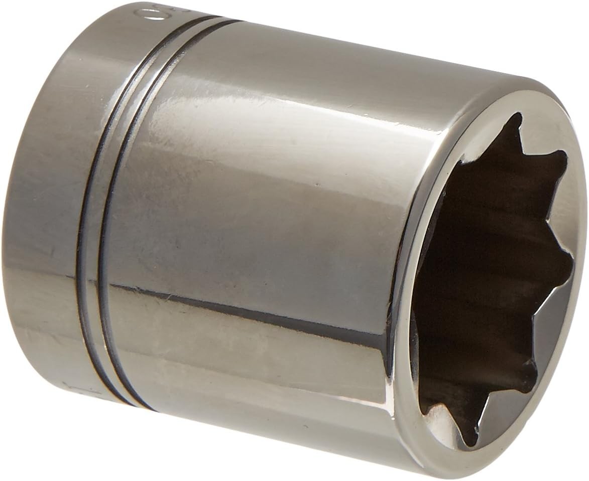 Williams ST-830 1/2 Drive Shallow Socket, 8- Point, 15/16 Inch, Chrome