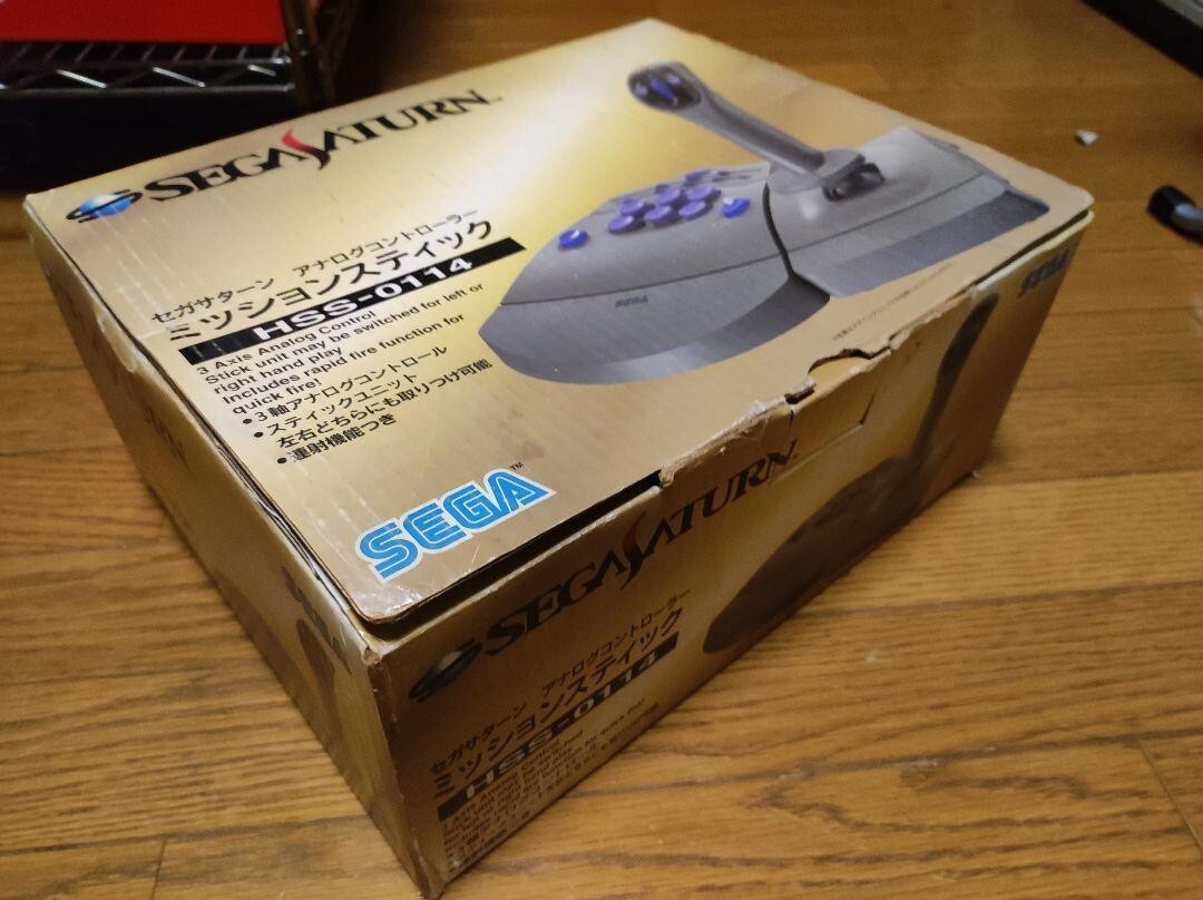 Sega Saturn Mission Stick HSS-0114 Analog Controller japan Tested working boxed