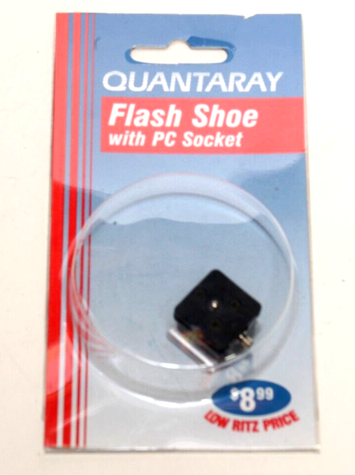 FLASH SHOE WITH PC SOCKET--QUANTARAY