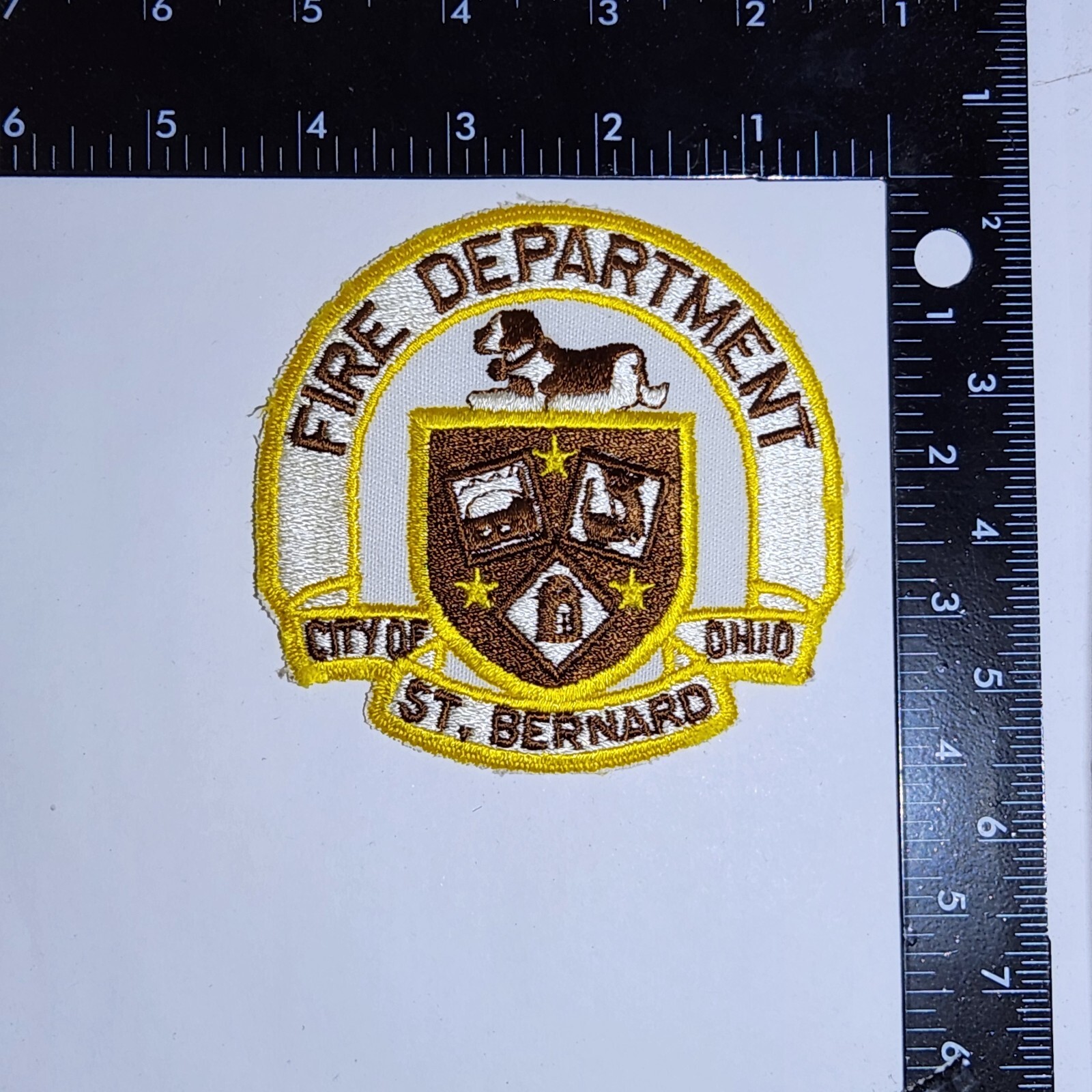 City of St Bernard, Ohio Fire Department Patch. Great Condition!