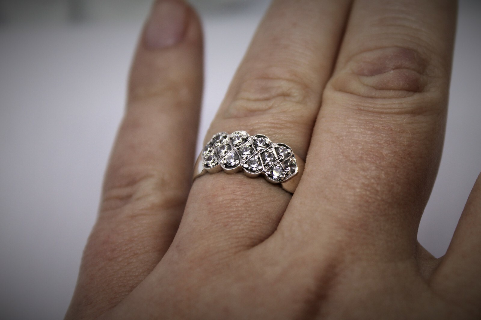 Solid Silver 925 Ladies Ring UK Handmade Size Available+ Gift box