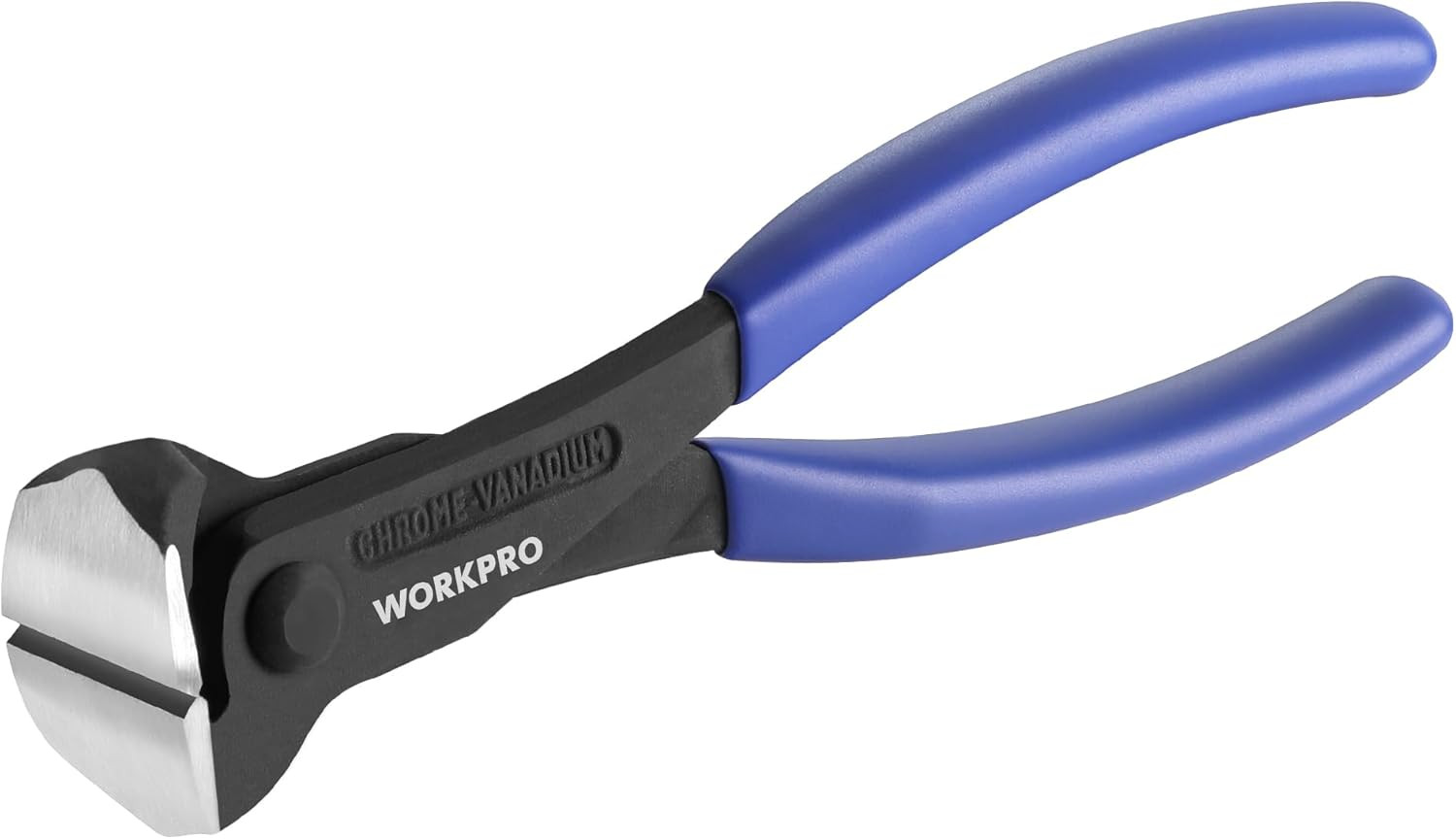 WORKPRO 7 Inch Nail Puller, End Cutting Pliers - Black Finish Chrome Vanadium St