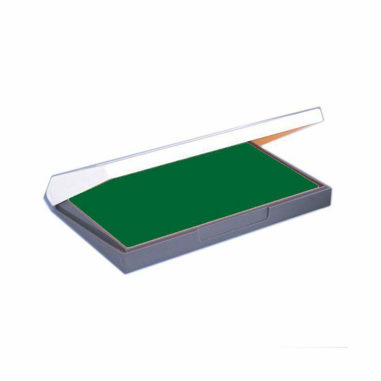 Small Stamp Pad, 2.5 x 3.5" (57x88mm), Green, Shiny Brand Size 0