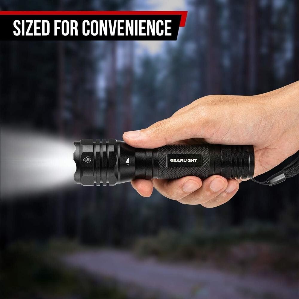 2 PACK - GearLight S1050 Compact Tactical Flashlight - NEW - Free Shipping