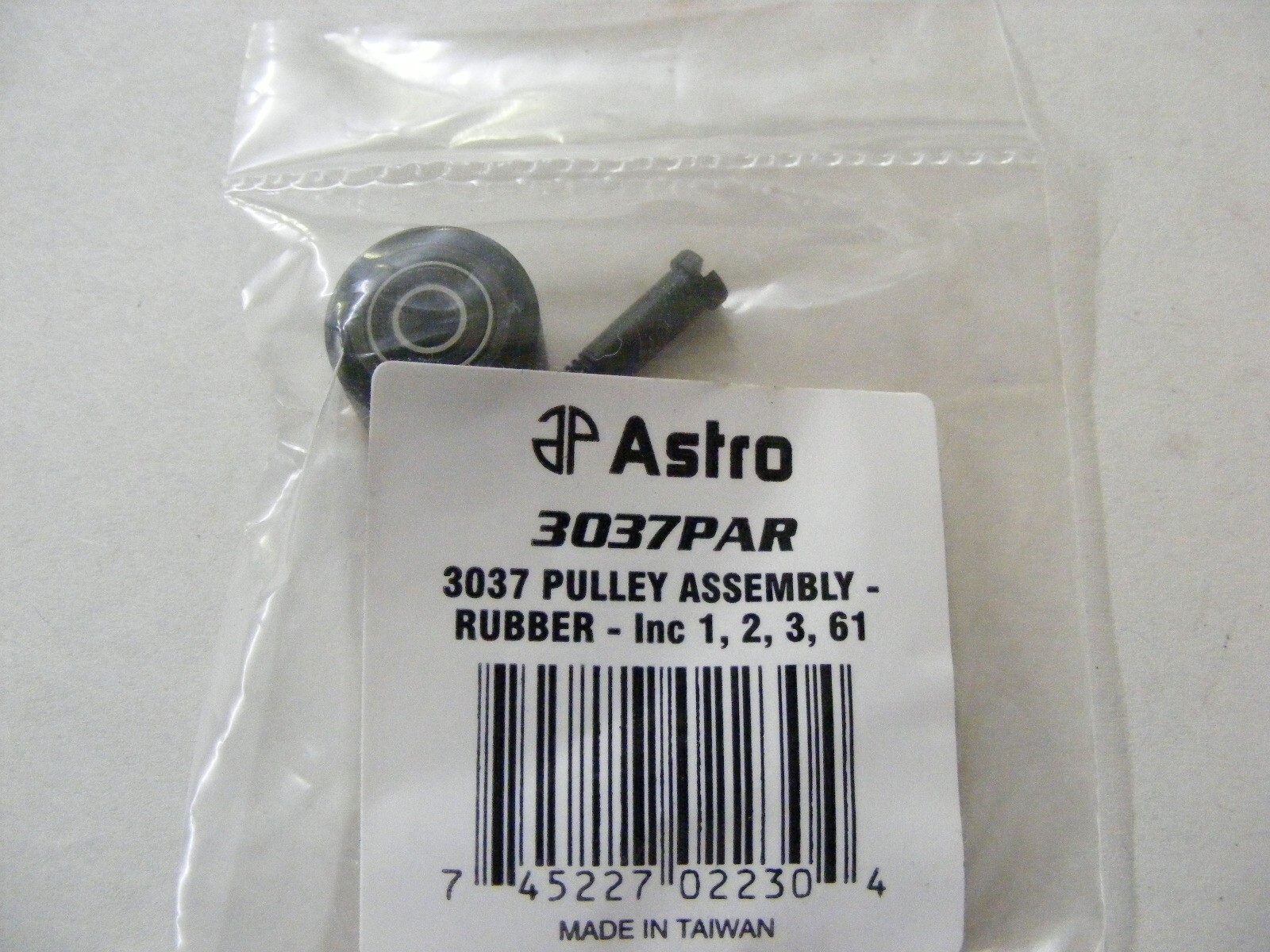 Astro Pulley Assembly Rubber 3037PAR 3037 (a61)