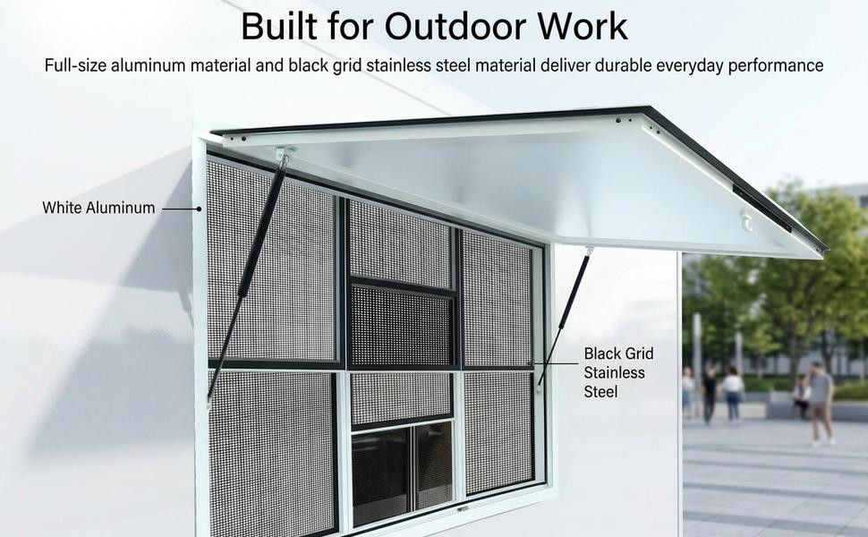 Multi-Functional Vertical Sliding Concession Window