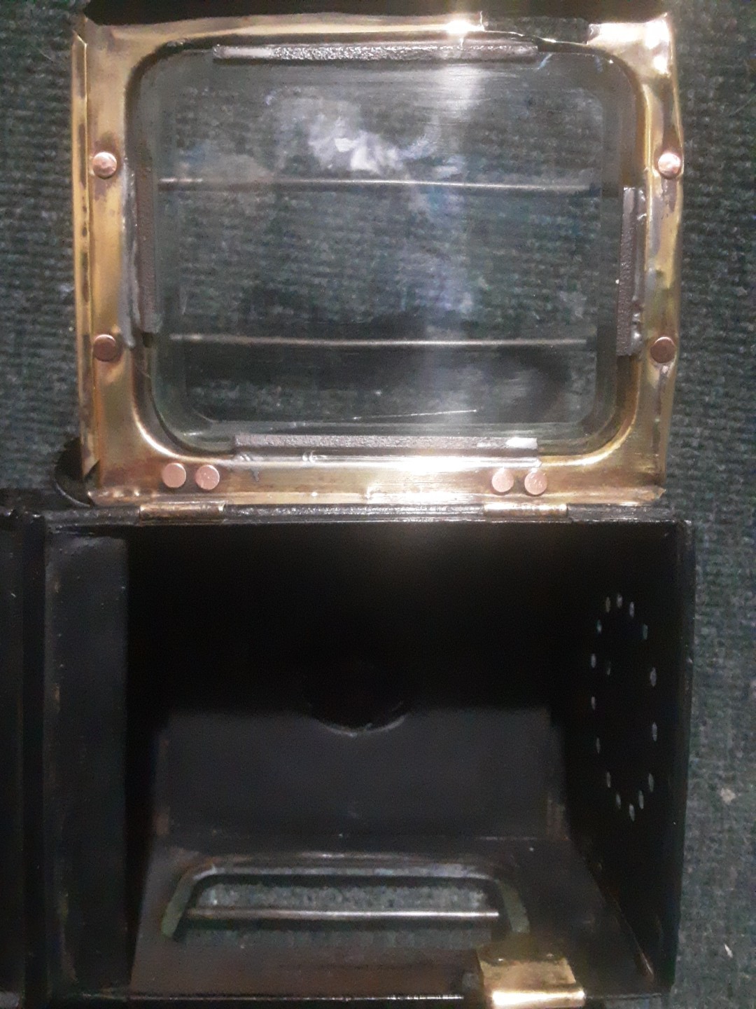 Vintage John Phillips London Lamp – Working Front Handle & Lock – Collectable