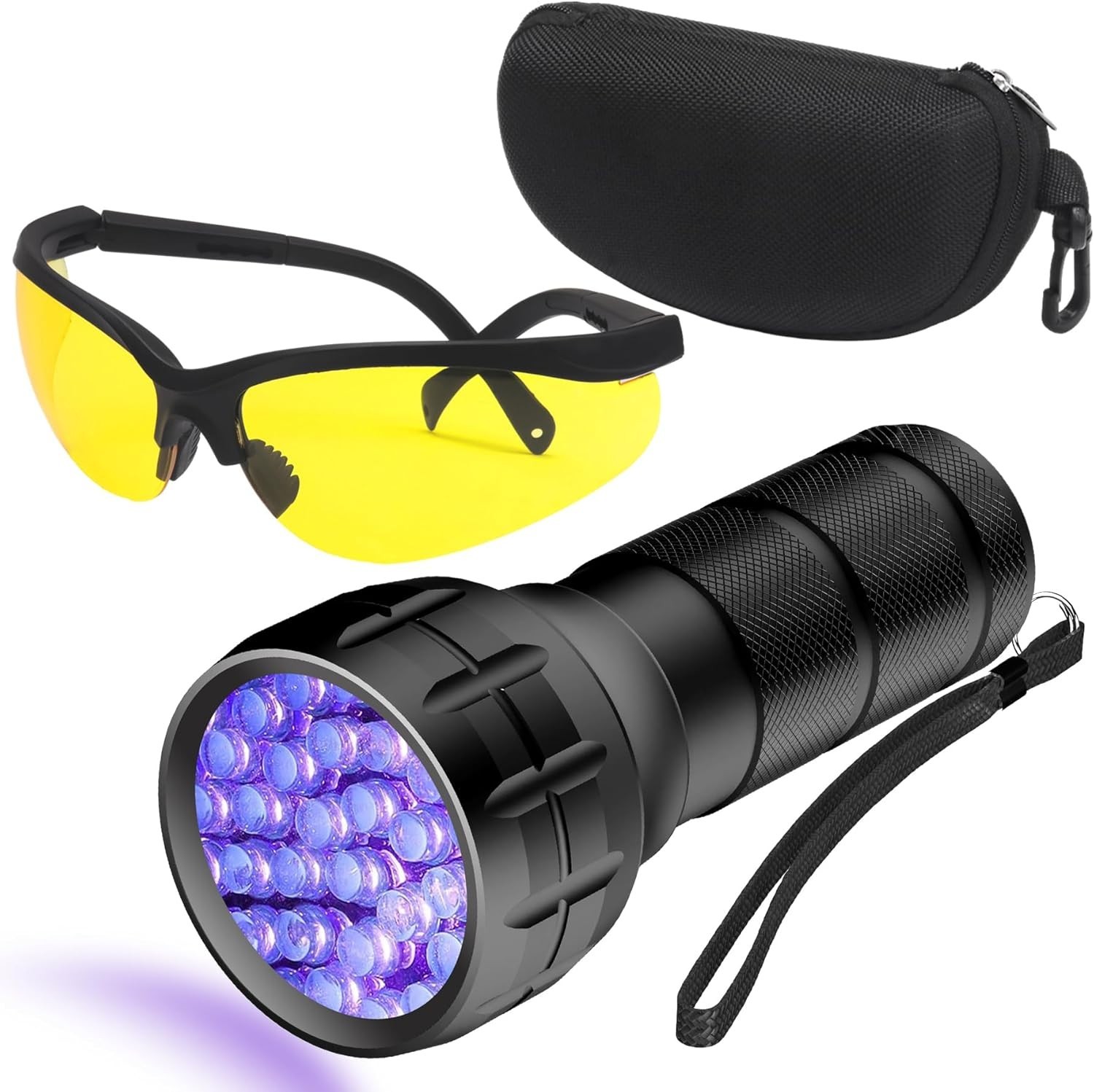 Versatile UV Leak Detection Tool for AC & More with Protective Eyewear Included