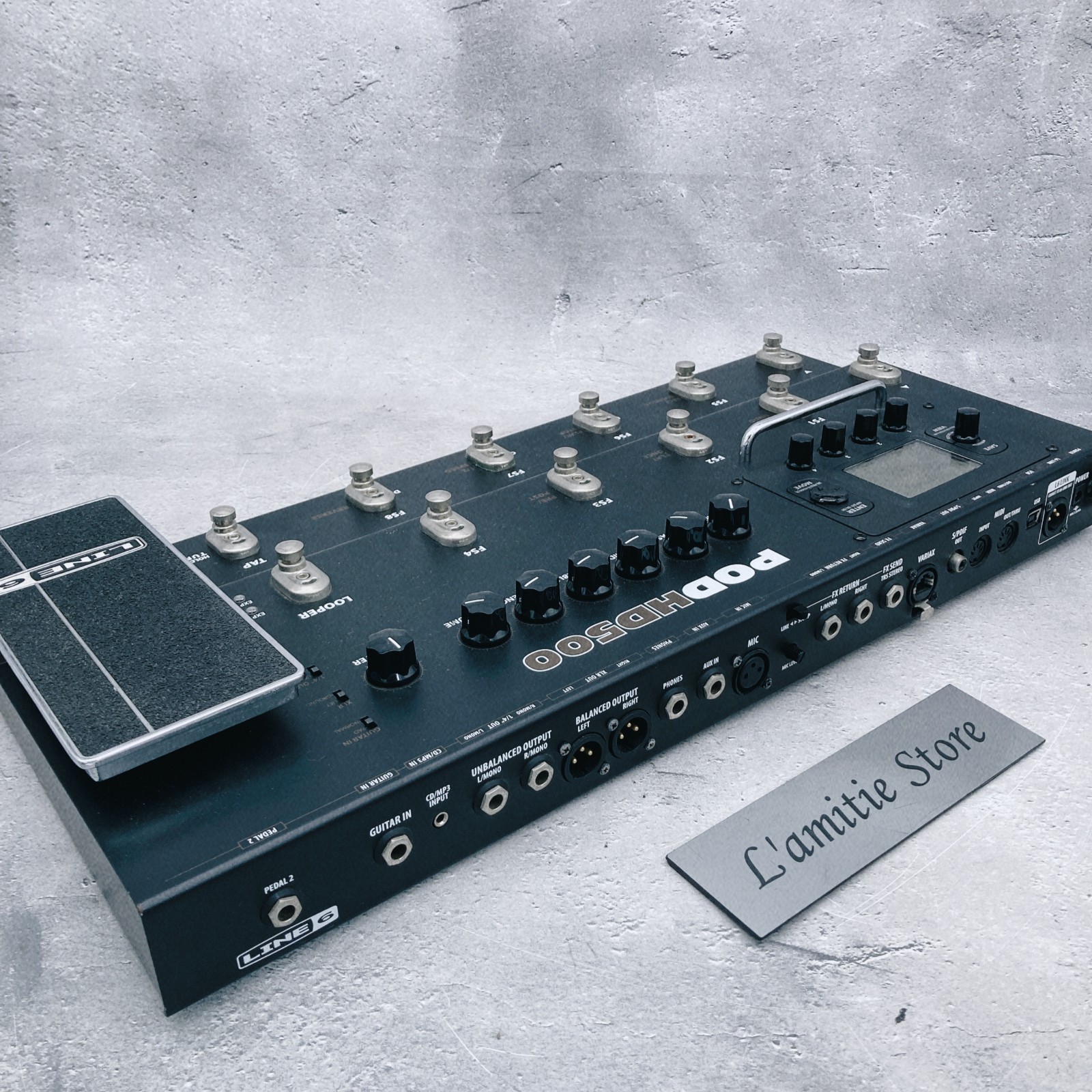 Line 6 POD HD500 Guitar Multi-Effects Processor Amp Modeling XLR PODHD500 HD 500
