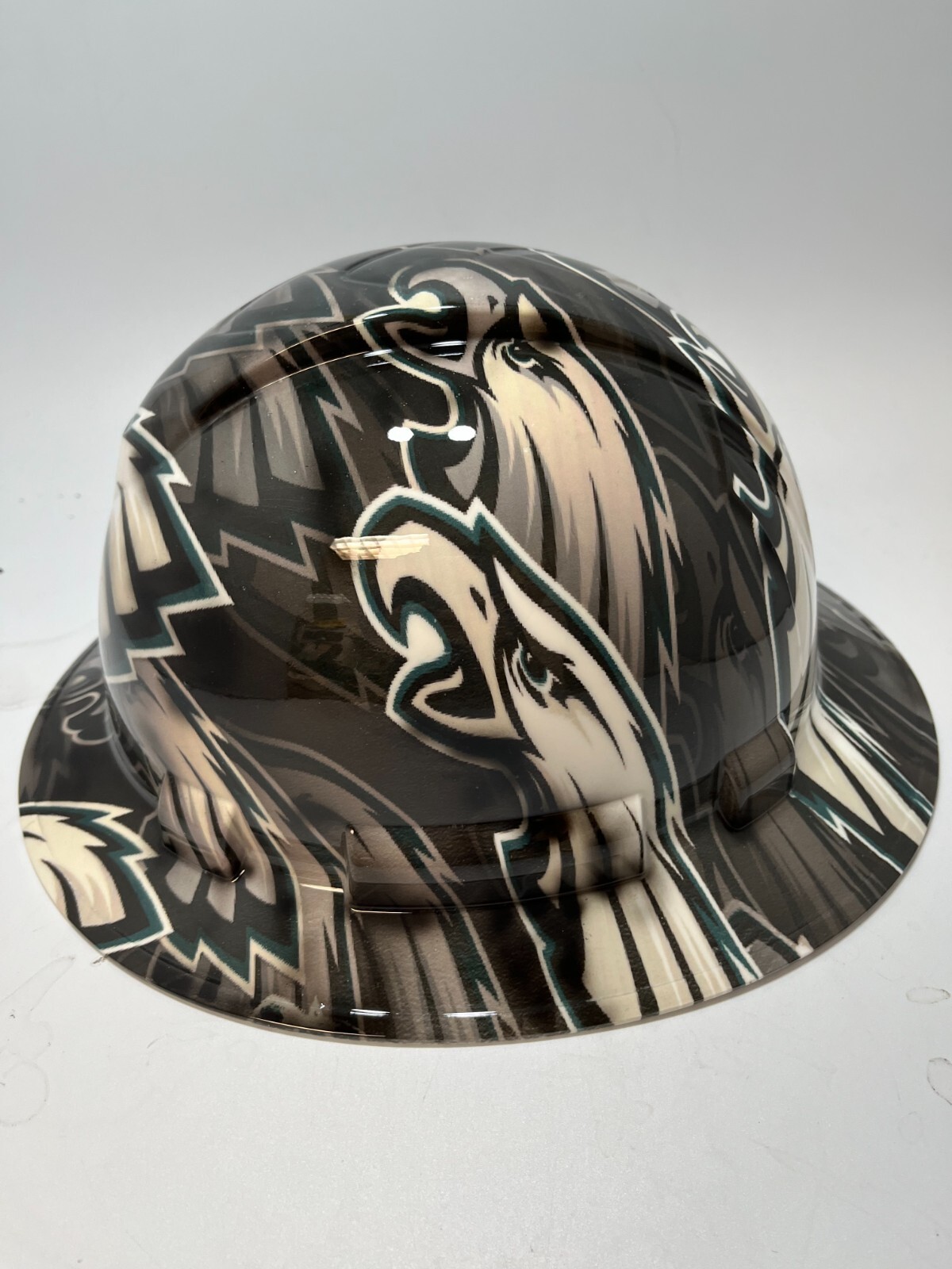 New Full Brim Hard Hat Custom Hydro Dipped PHILADELPHIA EAGLES