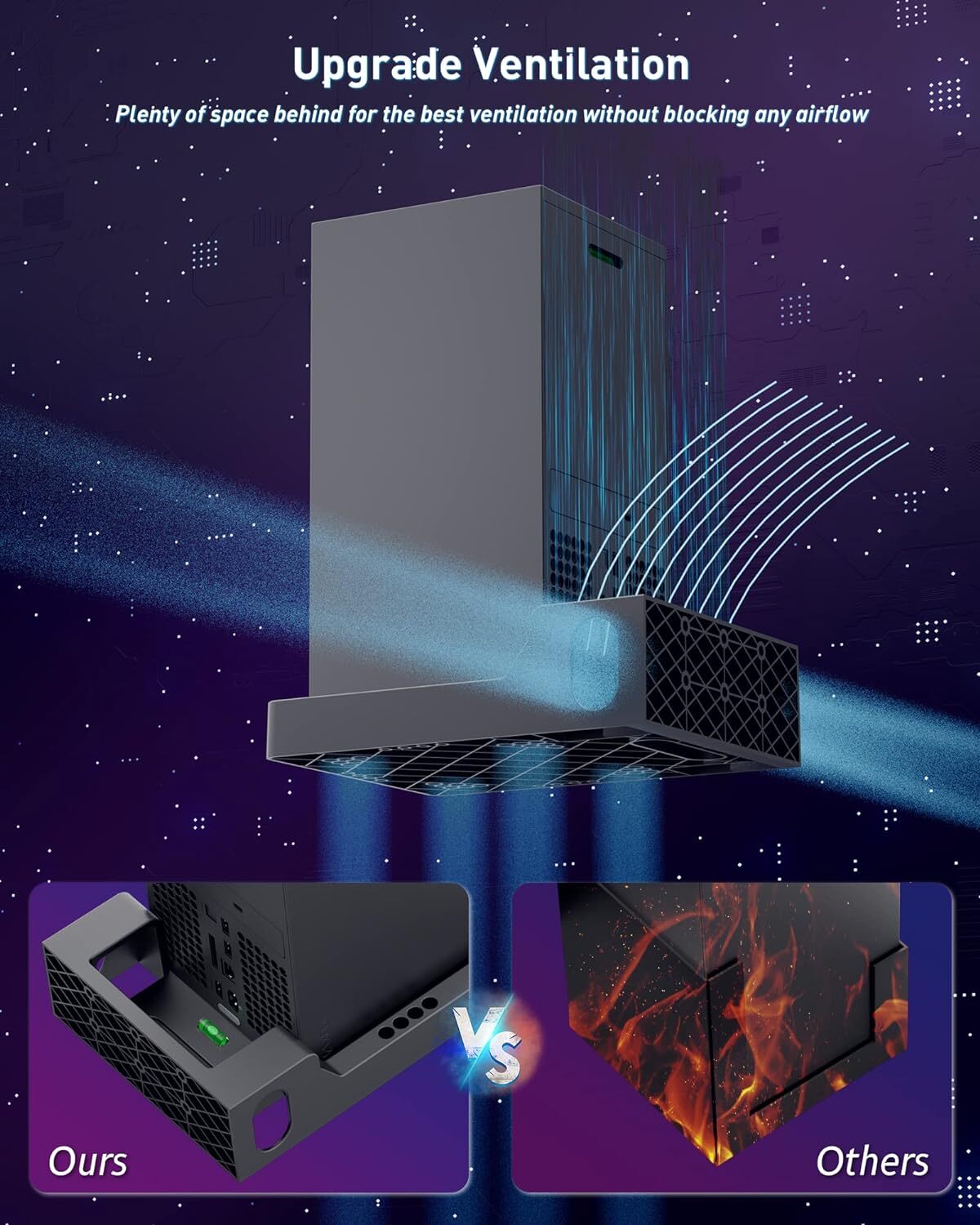 Pared Soporte Para Xbox Series X, Kit De Montaje En Pared Para Xbox Series X ...