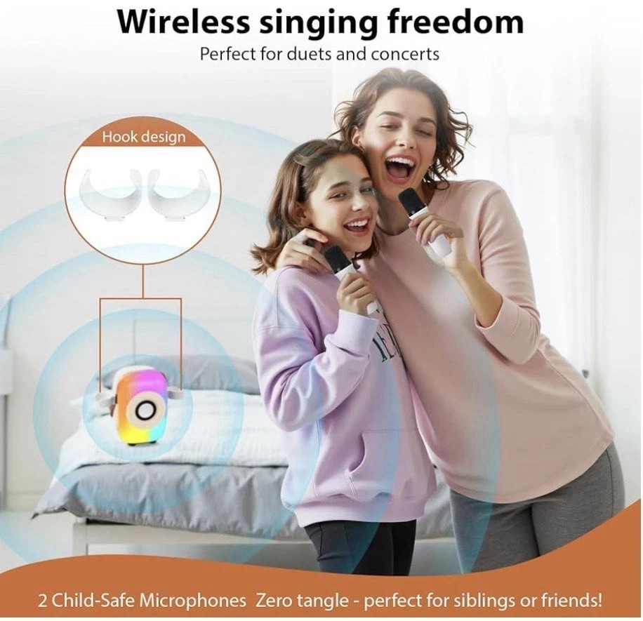 childrens Mini Karaoke Bluetooth Enabled,compatible With All Mobile Phones