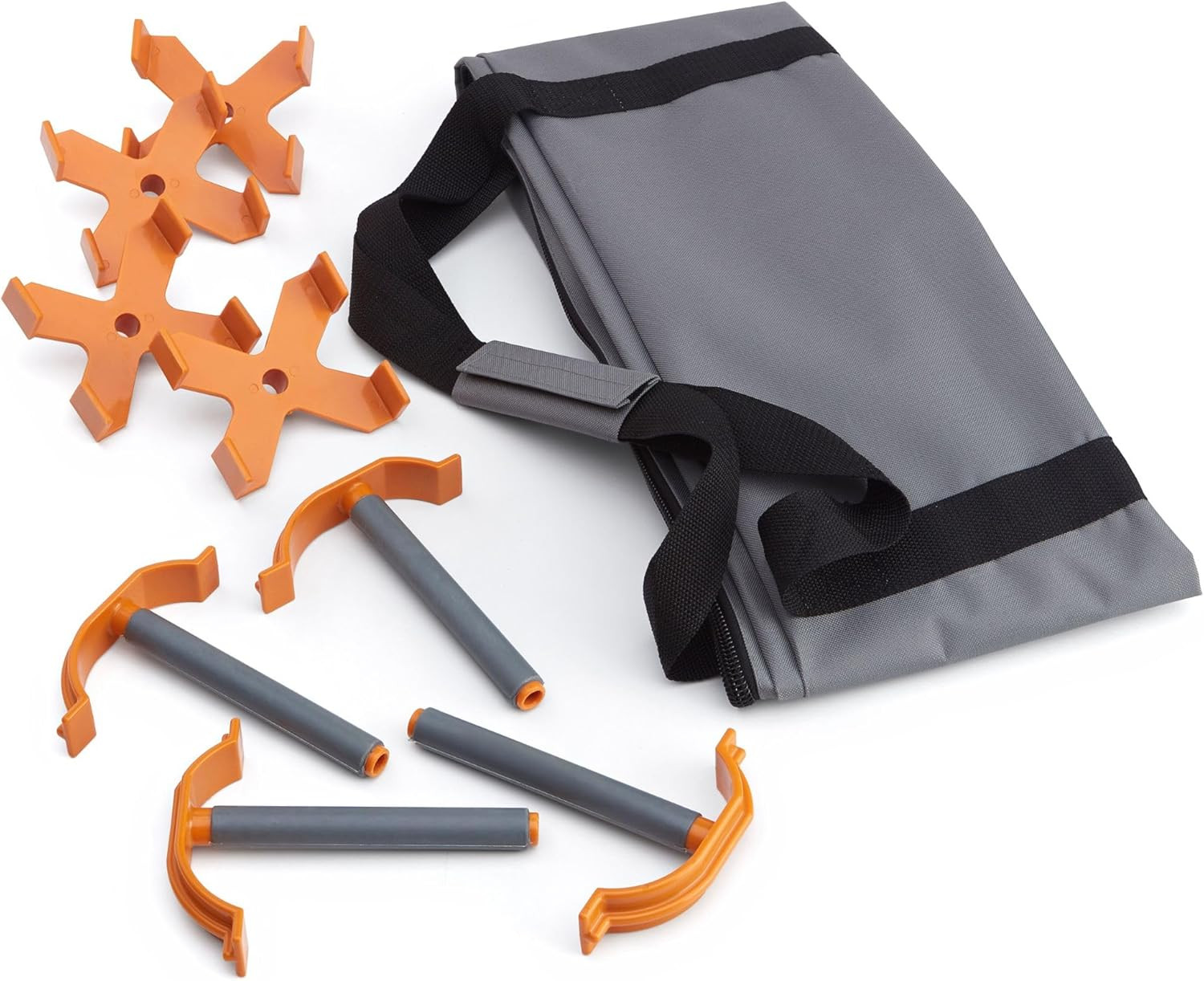Centipede 30In Folding Work Table Set - No Assembly 9-Strut Collapsible Table 35